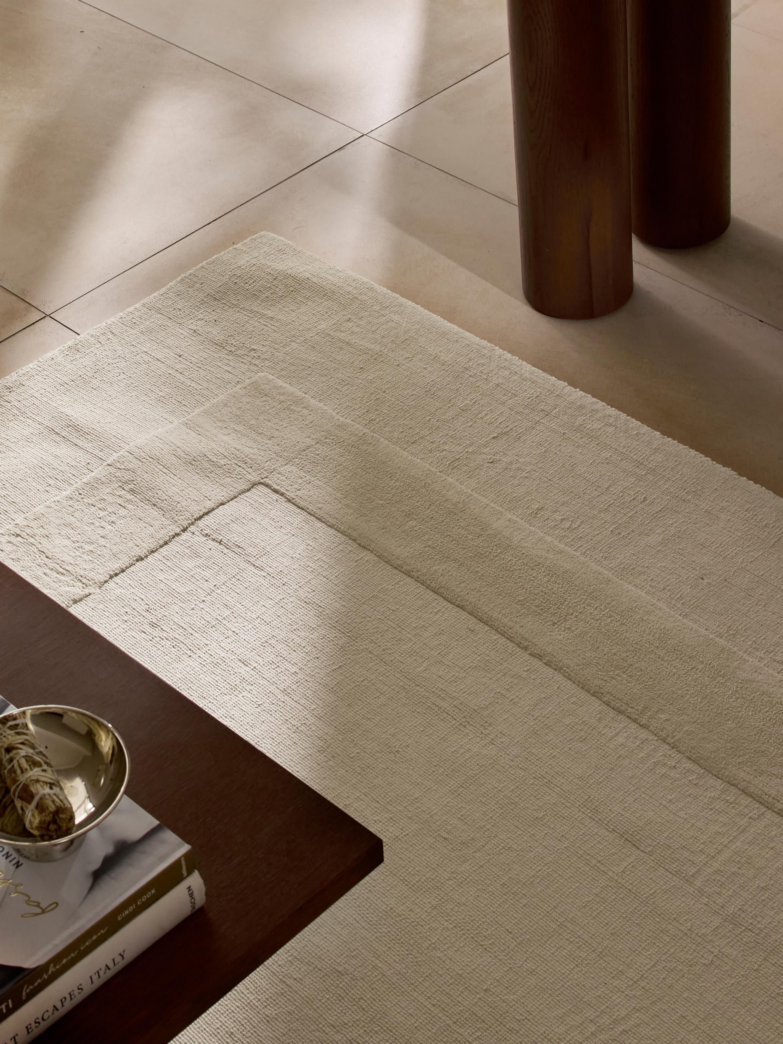 Dania Hand-Woven High-Low Cotton Rug