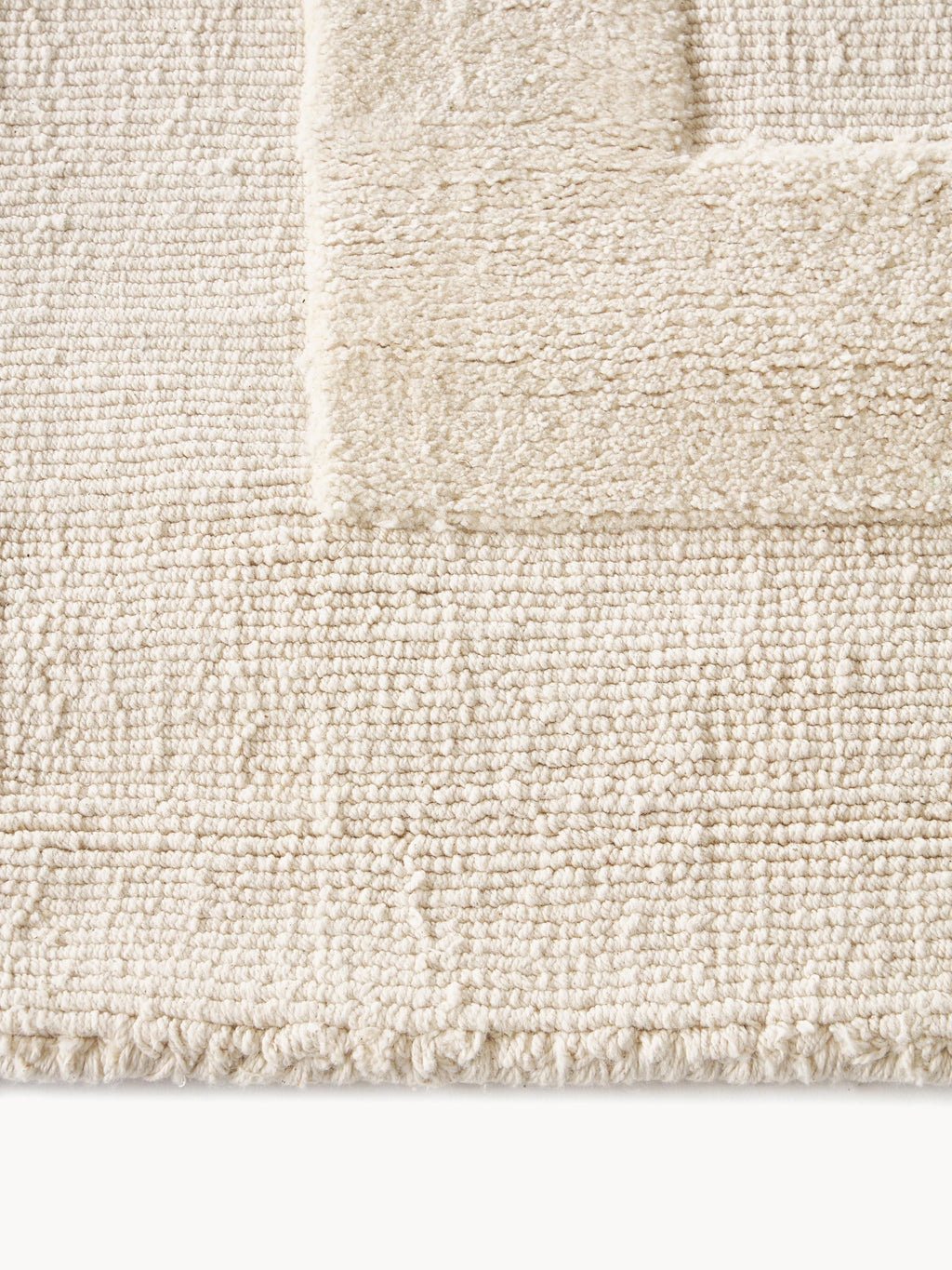 Dania Hand-Woven High-Low Cotton Rug