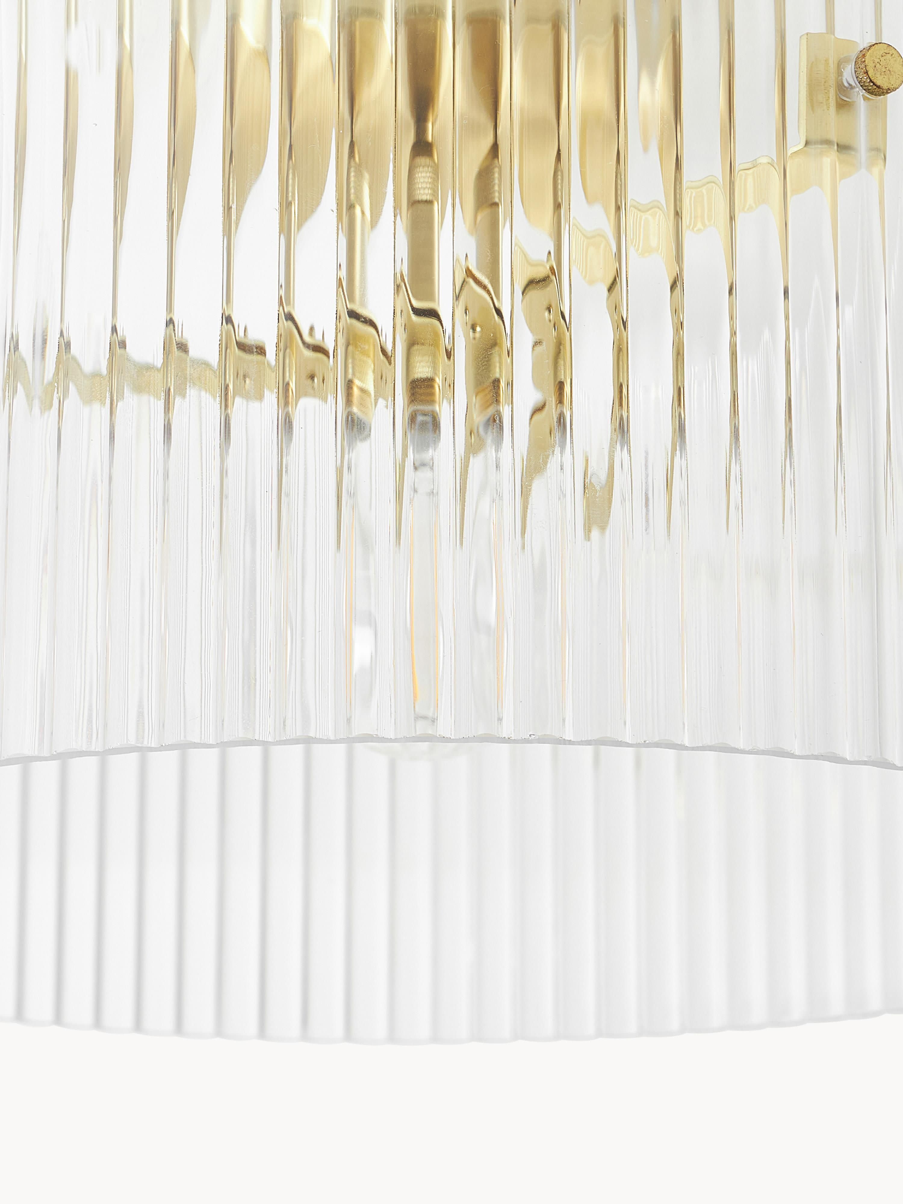 Emmi Ribbed Glass Ceiling Lamp