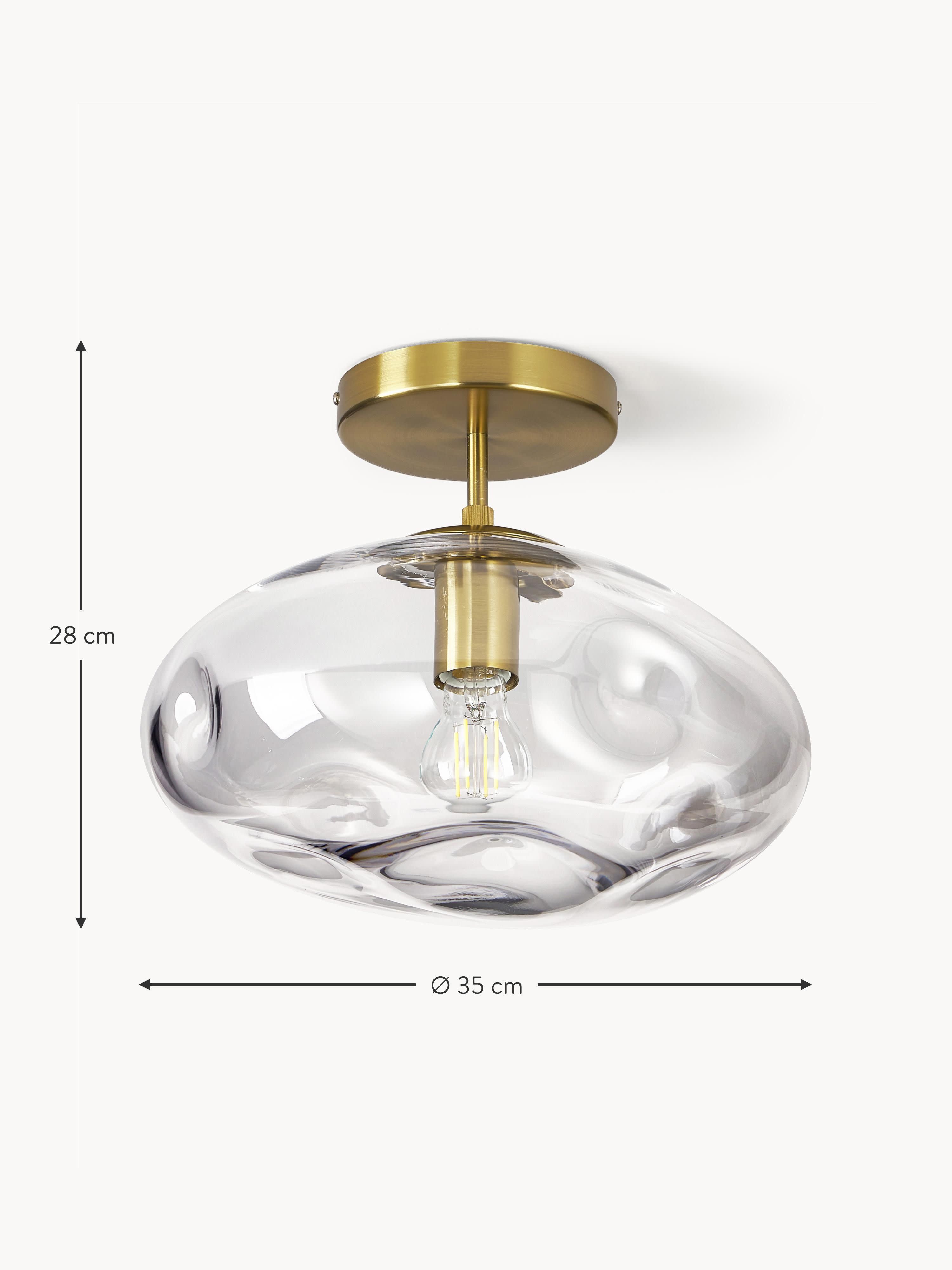 Amora Glass Ceiling Lamp