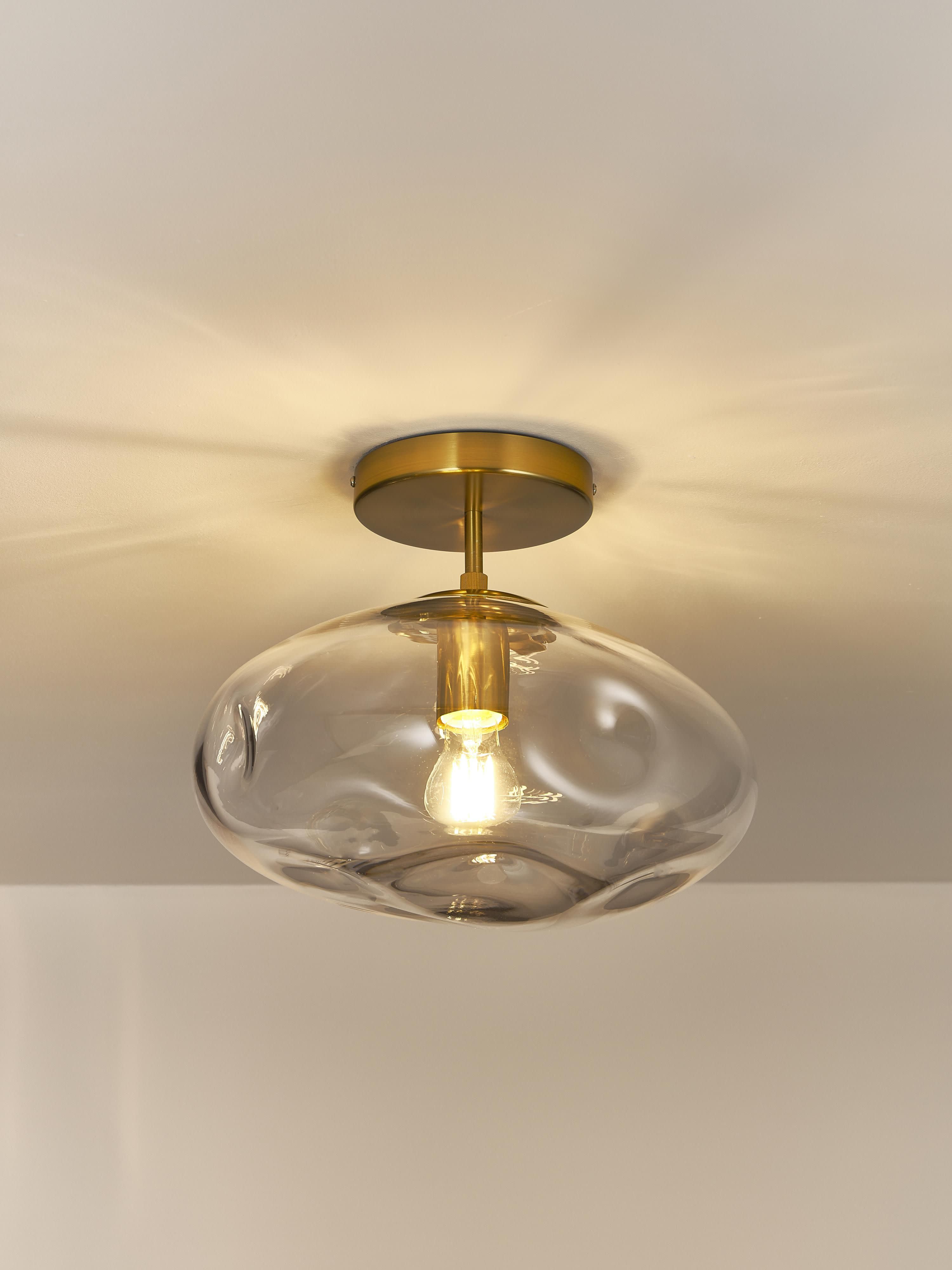 Amora Glass Ceiling Lamp