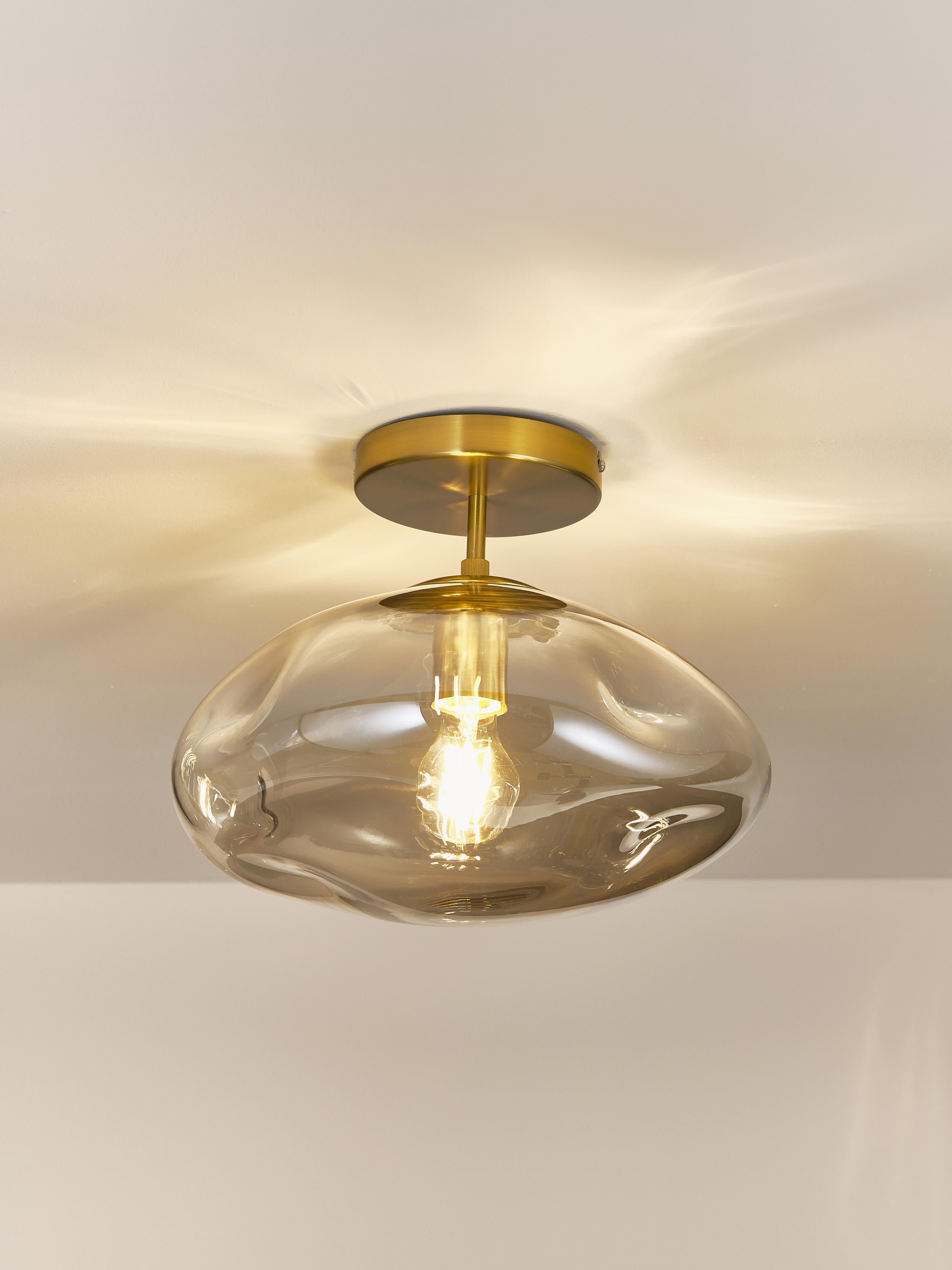 Amora Glass Ceiling Lamp