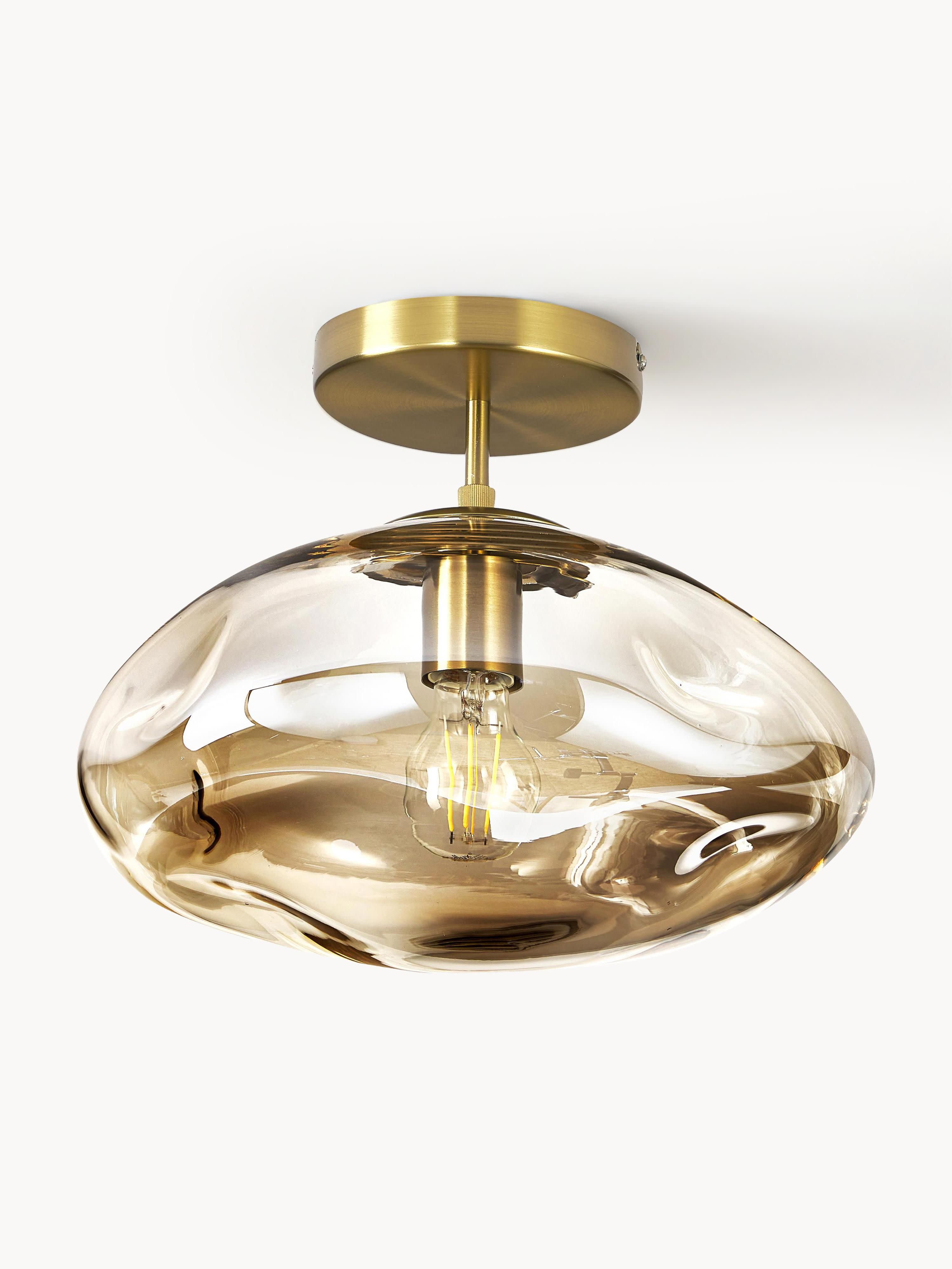 Gallery image 1 - Glass Ceiling Lamp Amora
