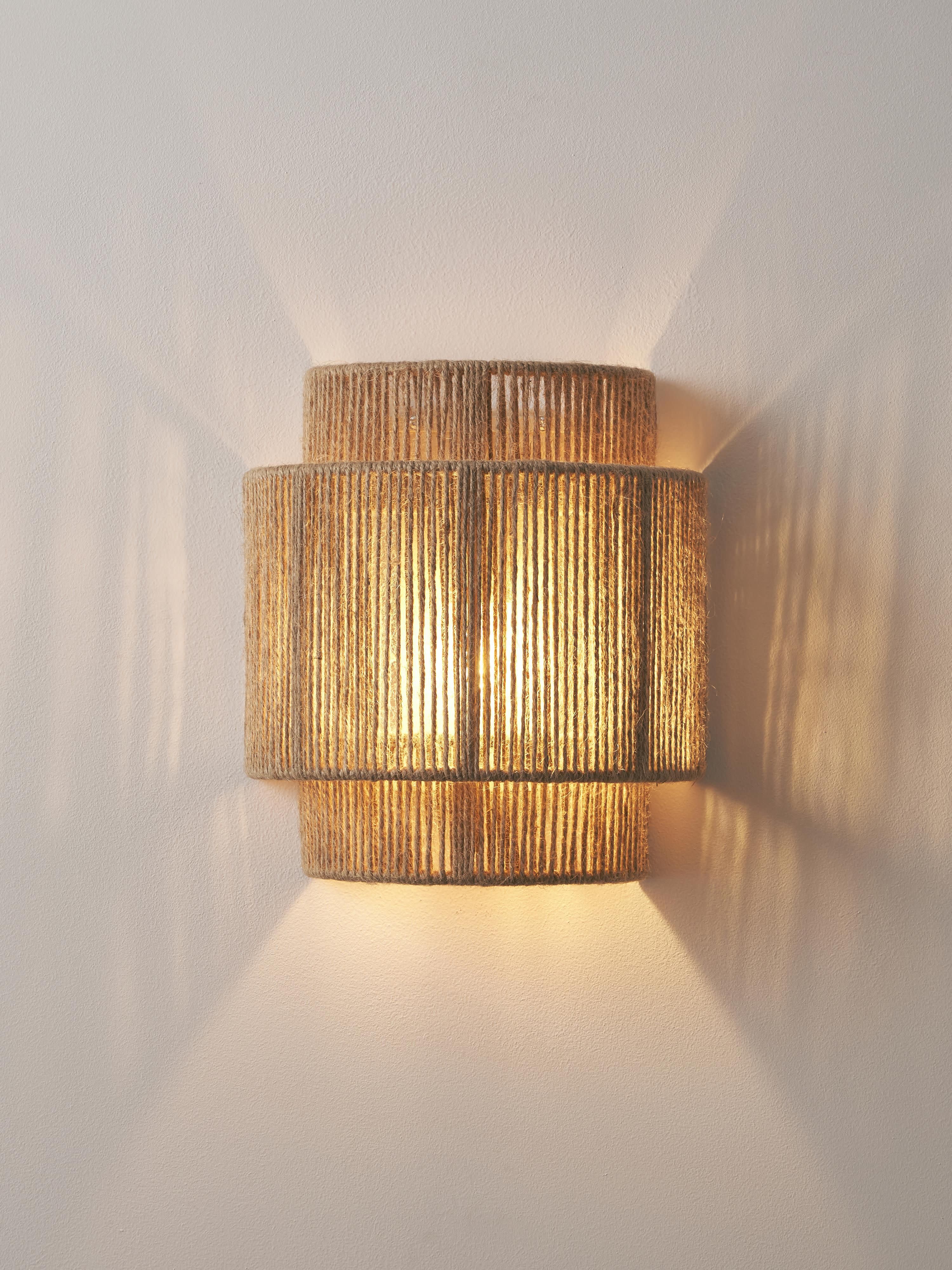 Cecillia Jute Wall Lamp
