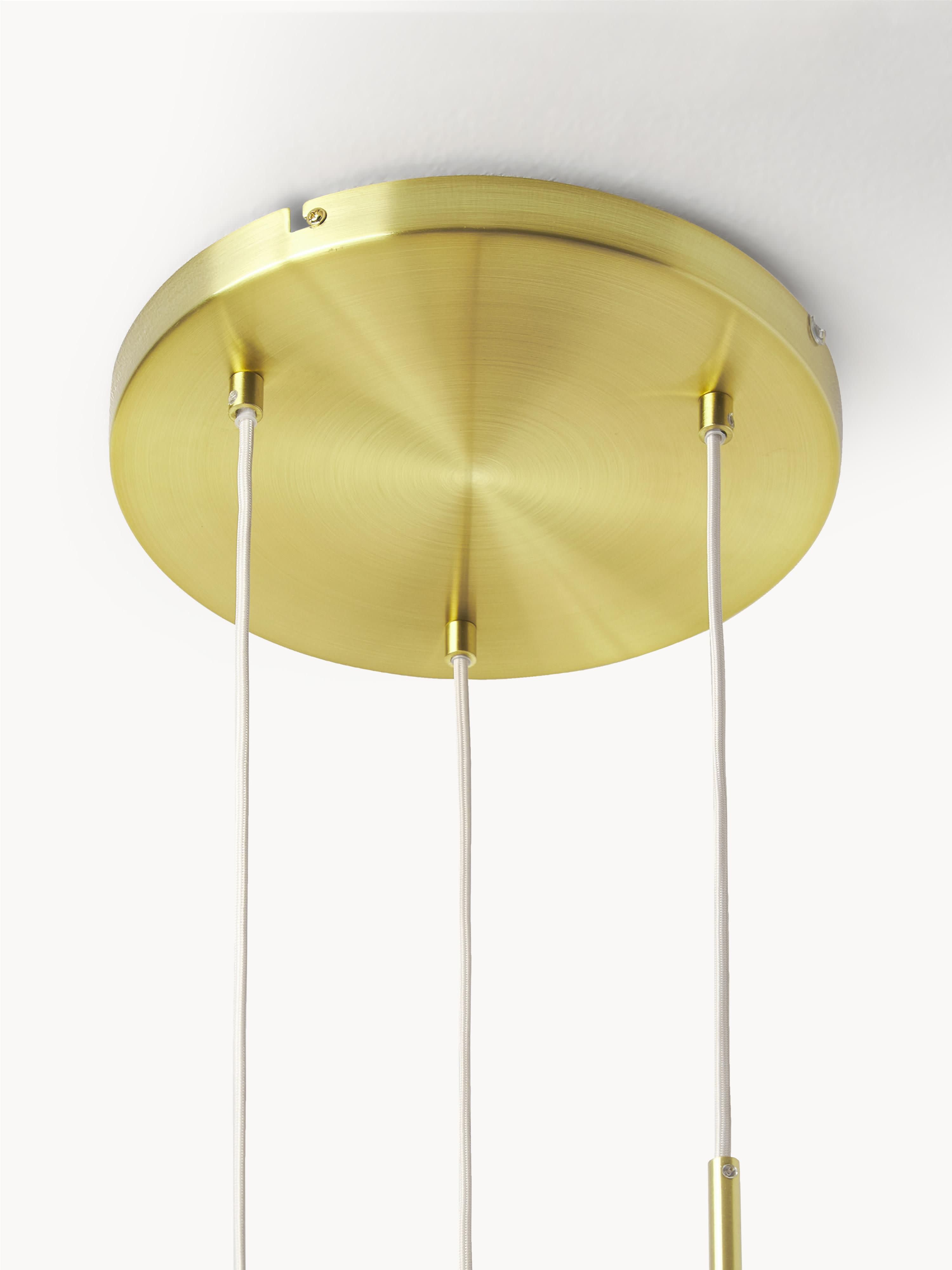 Josie Opal Glass Cluster Pendant Light