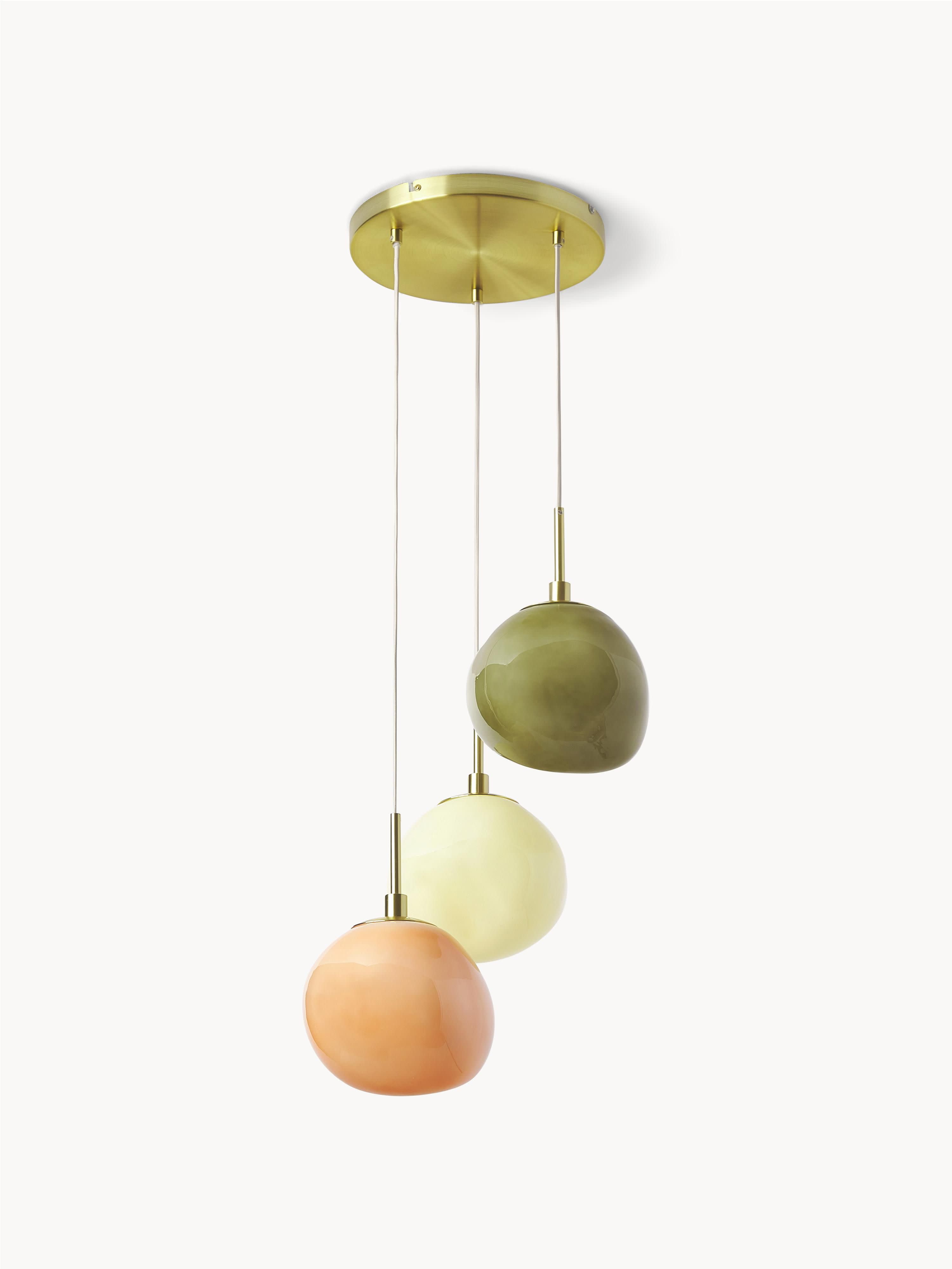 Josie Opal Glass Cluster Pendant Light