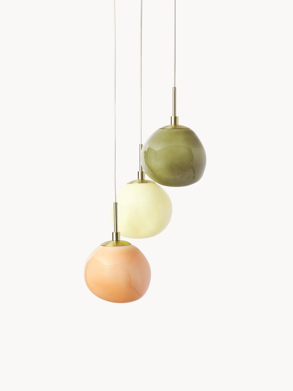 Gallery image 1 - Opal Glass Cluster Pendant Light Josie