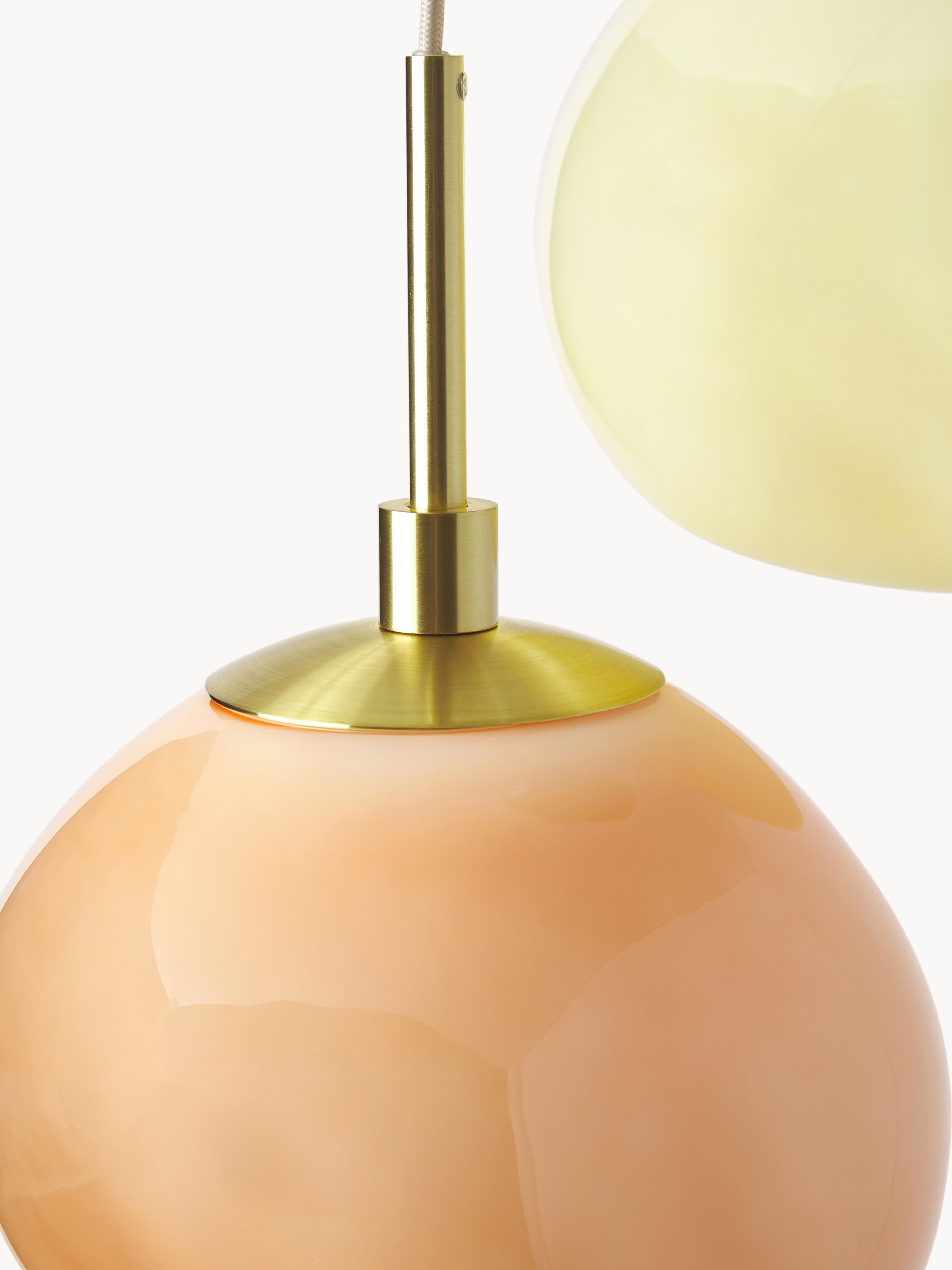 Josie Opal Glass Cluster Pendant Light