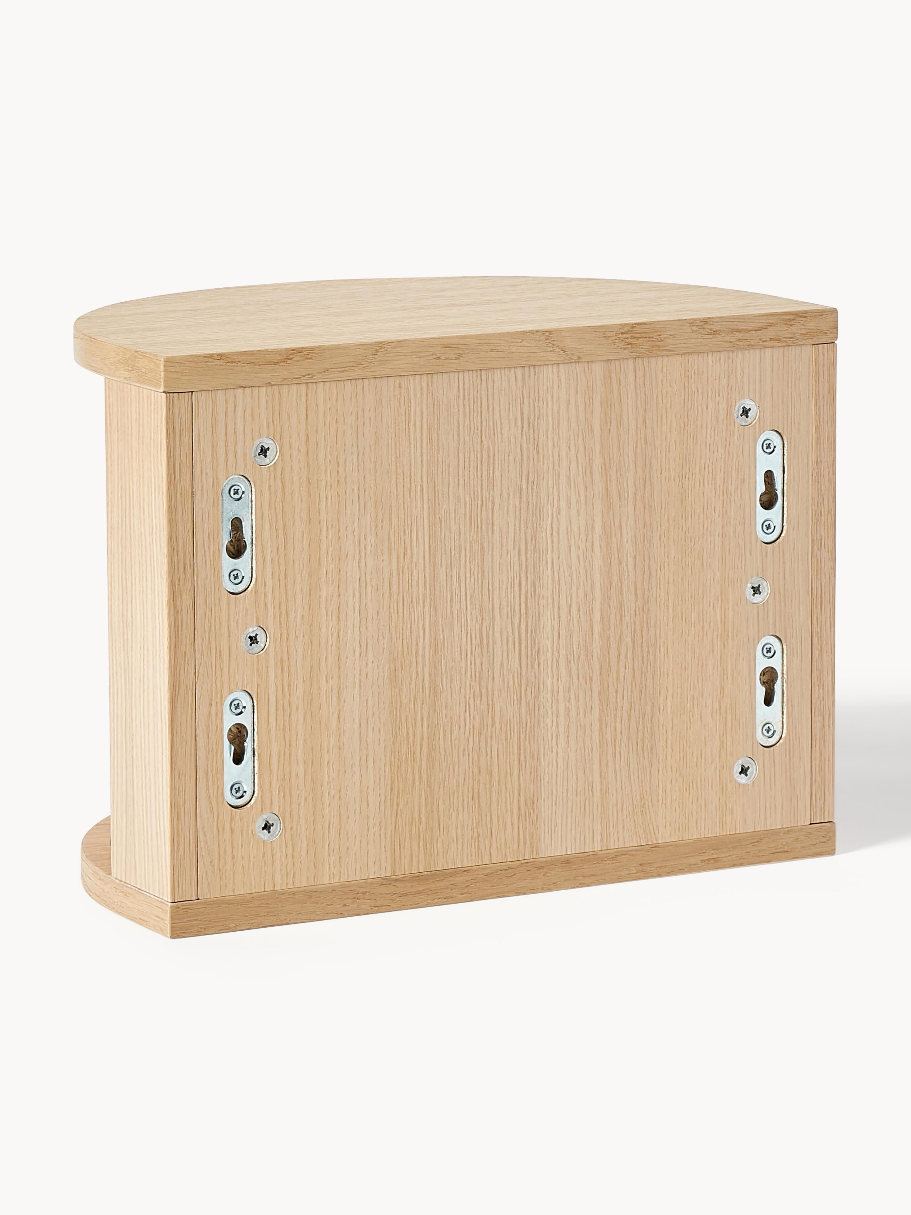 Calary Wall-Mounted Bedside Table with Fluted Front