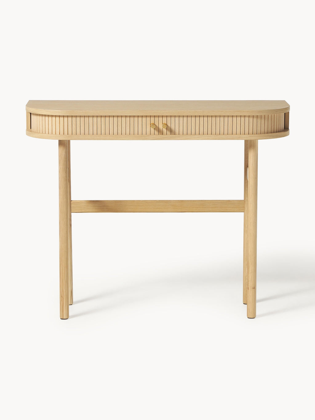 Calary Console Table with Fluted Front