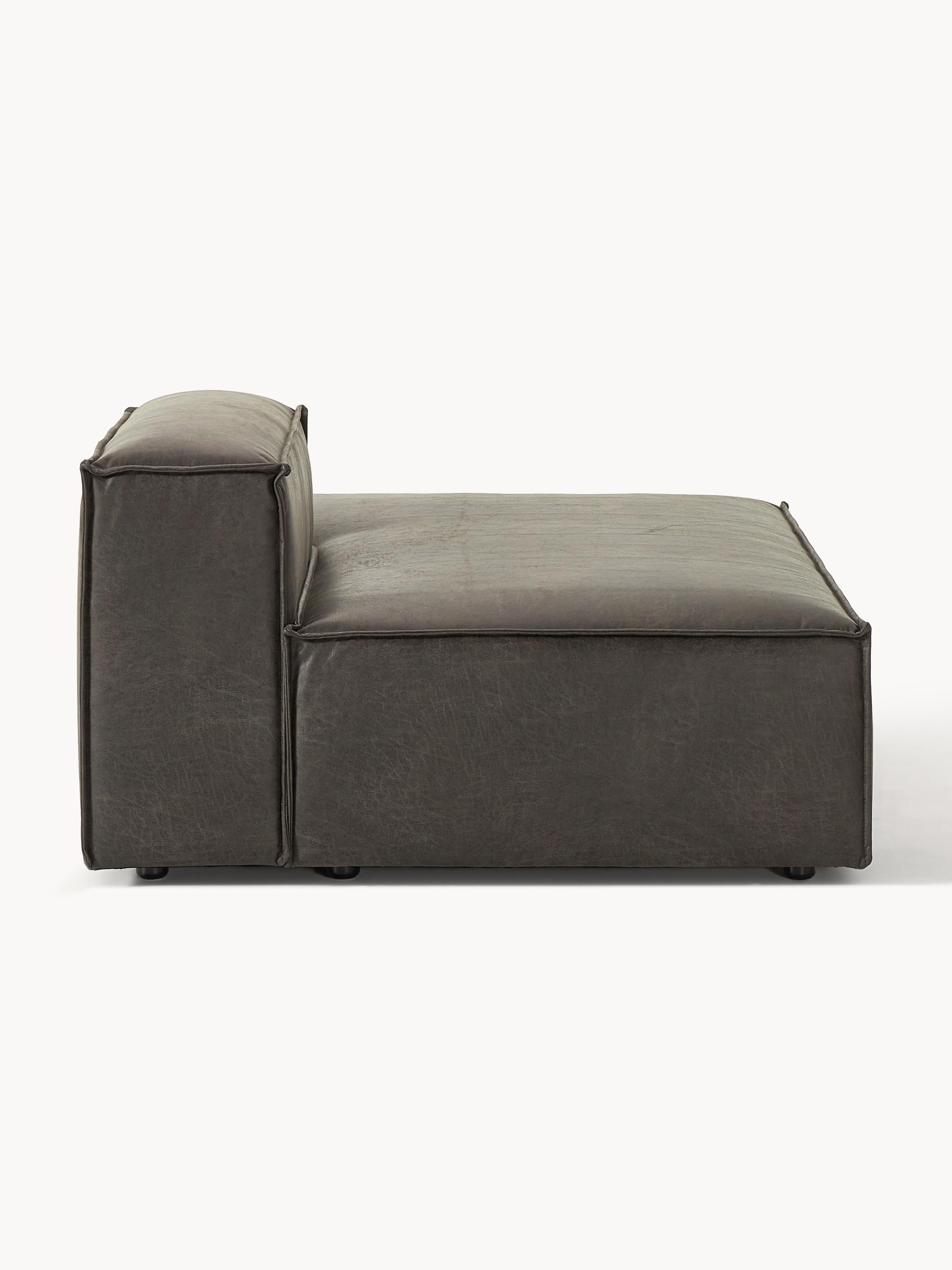 Lennon Leather Chaise Module