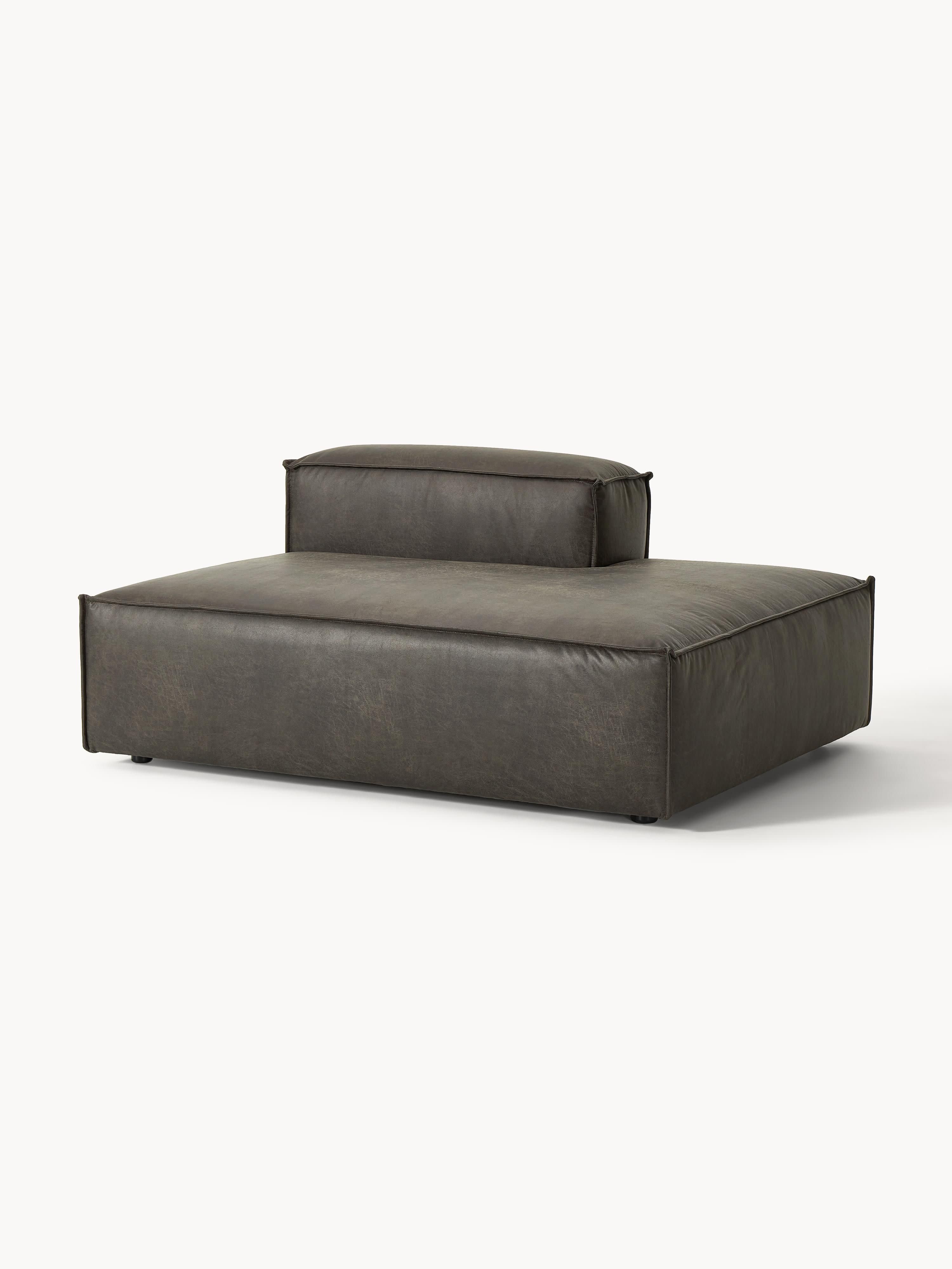 Lennon Leather Chaise Module