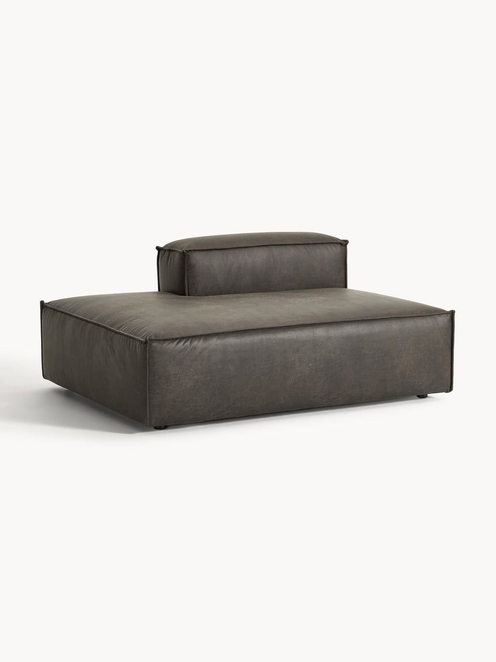 Lennon Leather Chaise Module