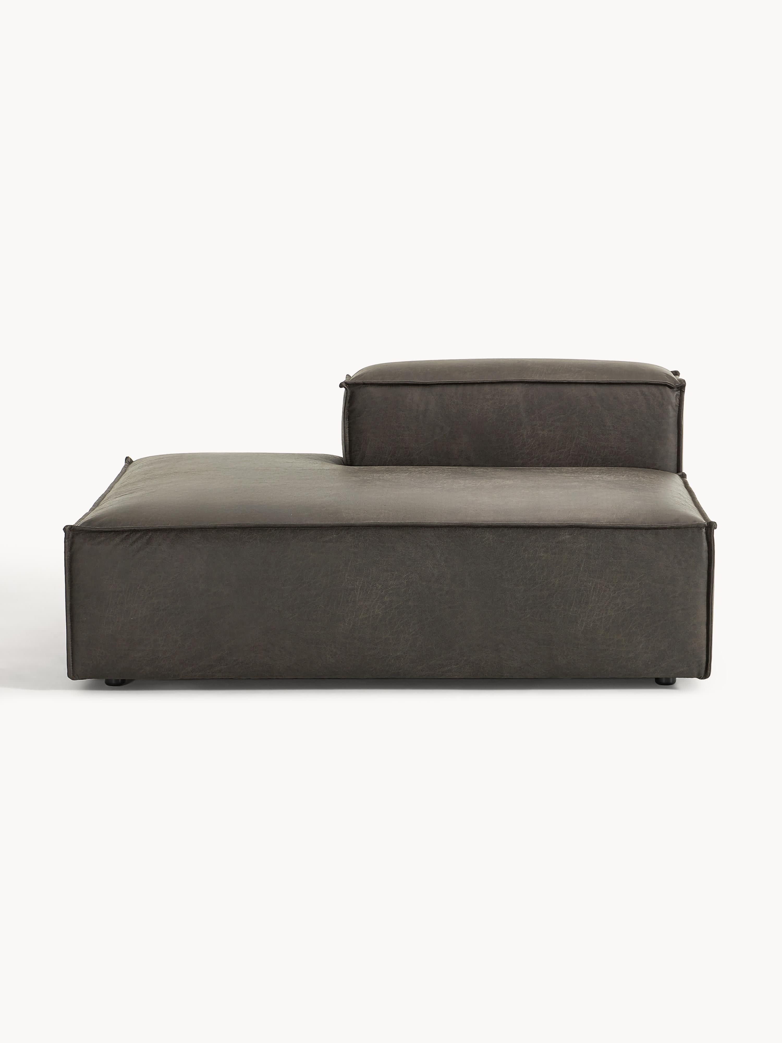 Lennon Leather Chaise Module