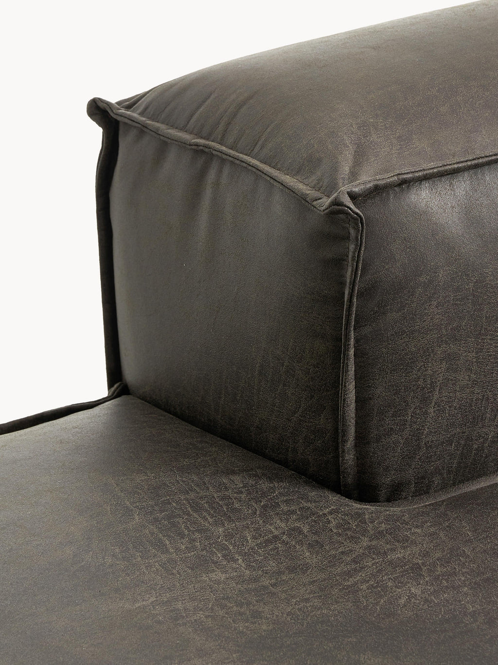 Lennon Leather Chaise Module