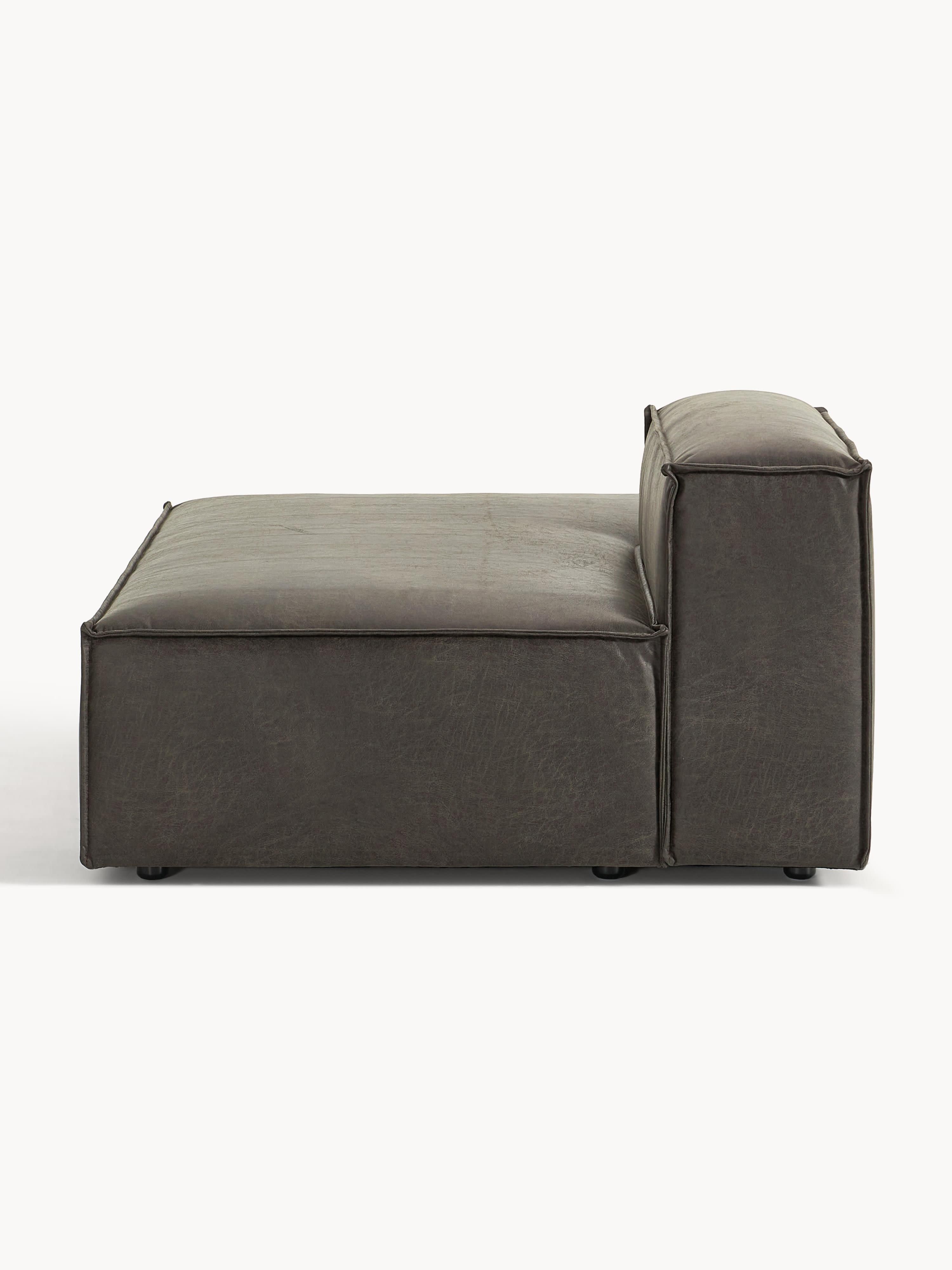Lennon Leather Chaise Module