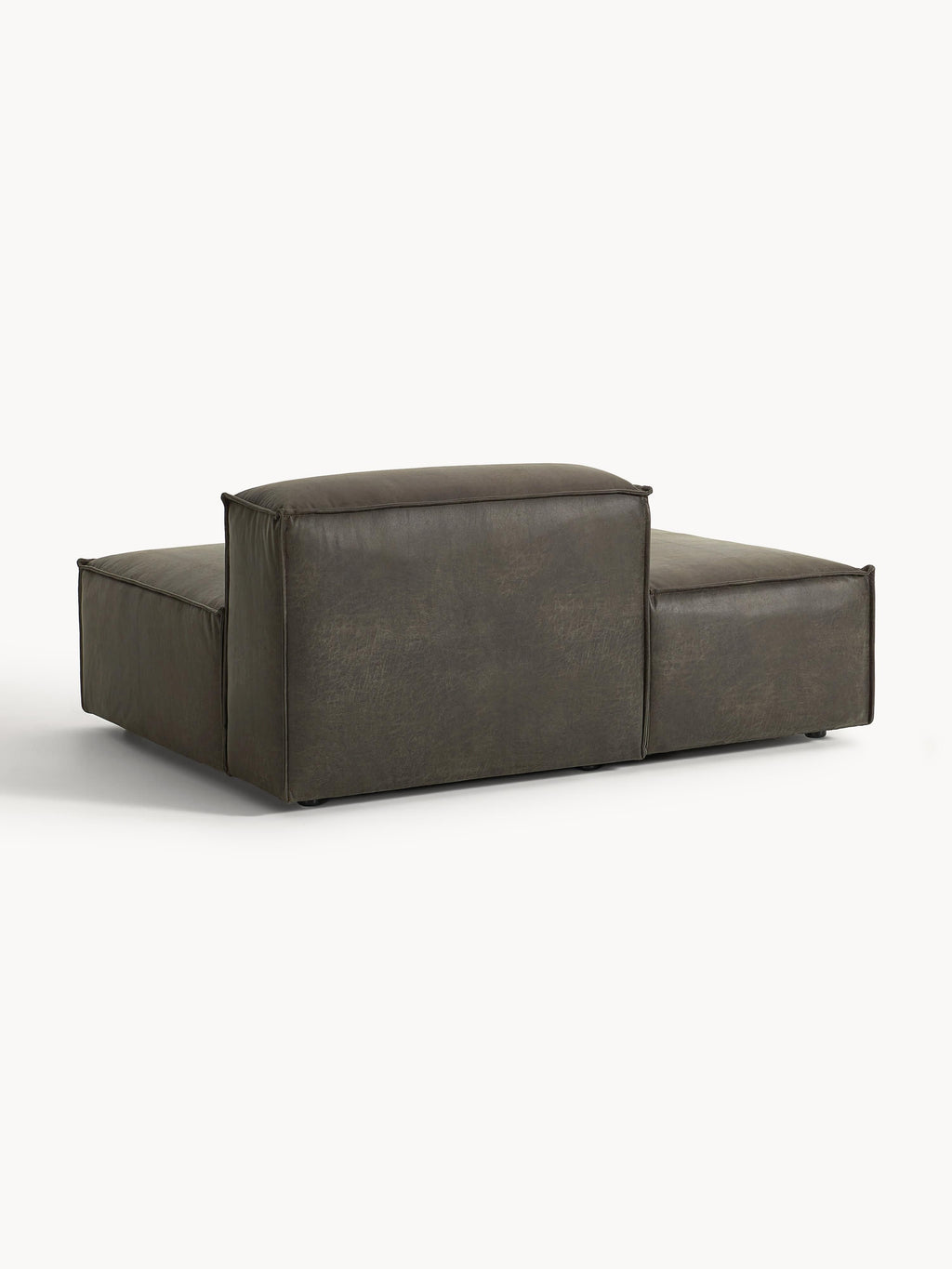 Lennon Leather Chaise Module
