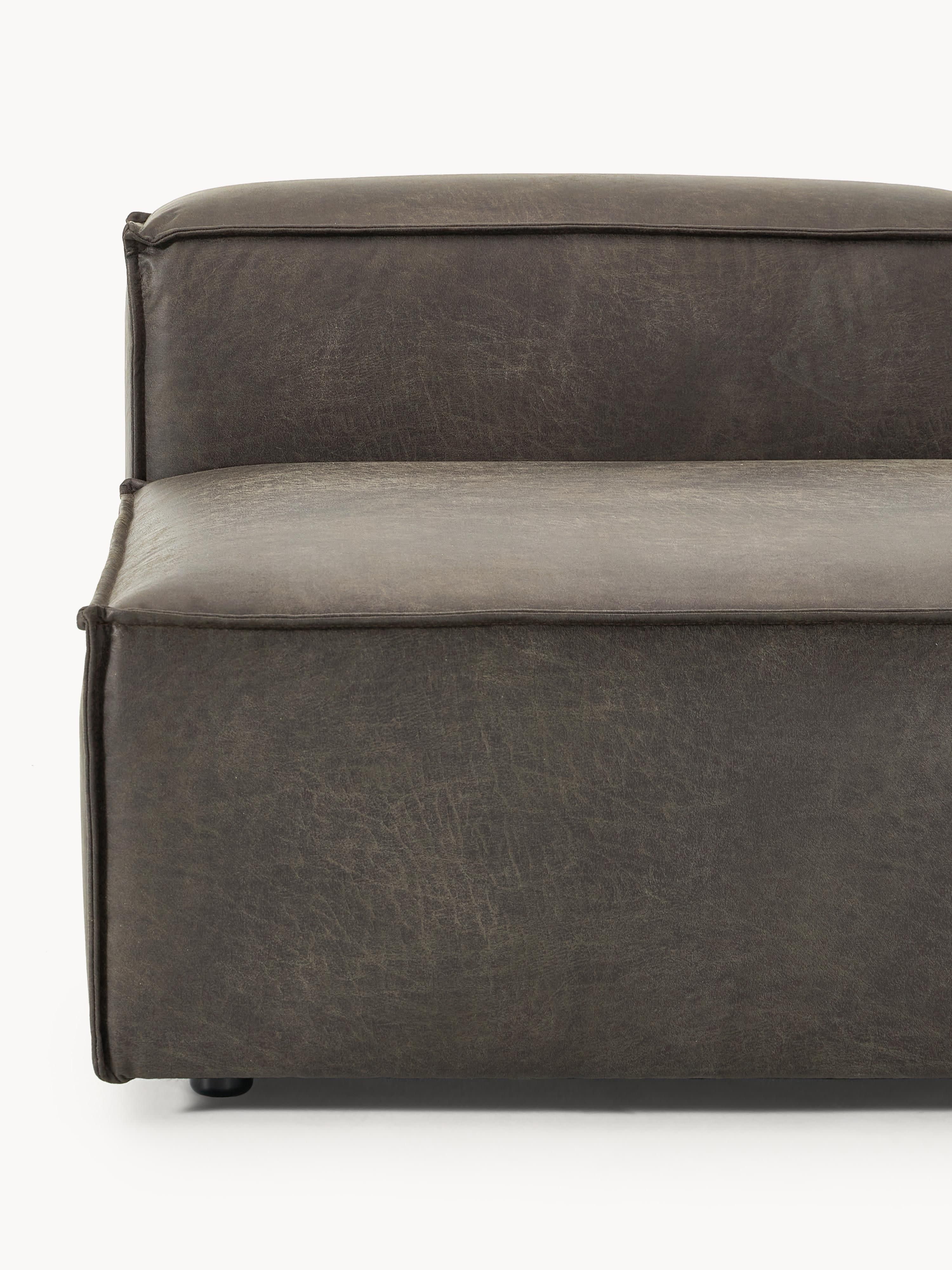 Lennon Leather Chaise Module