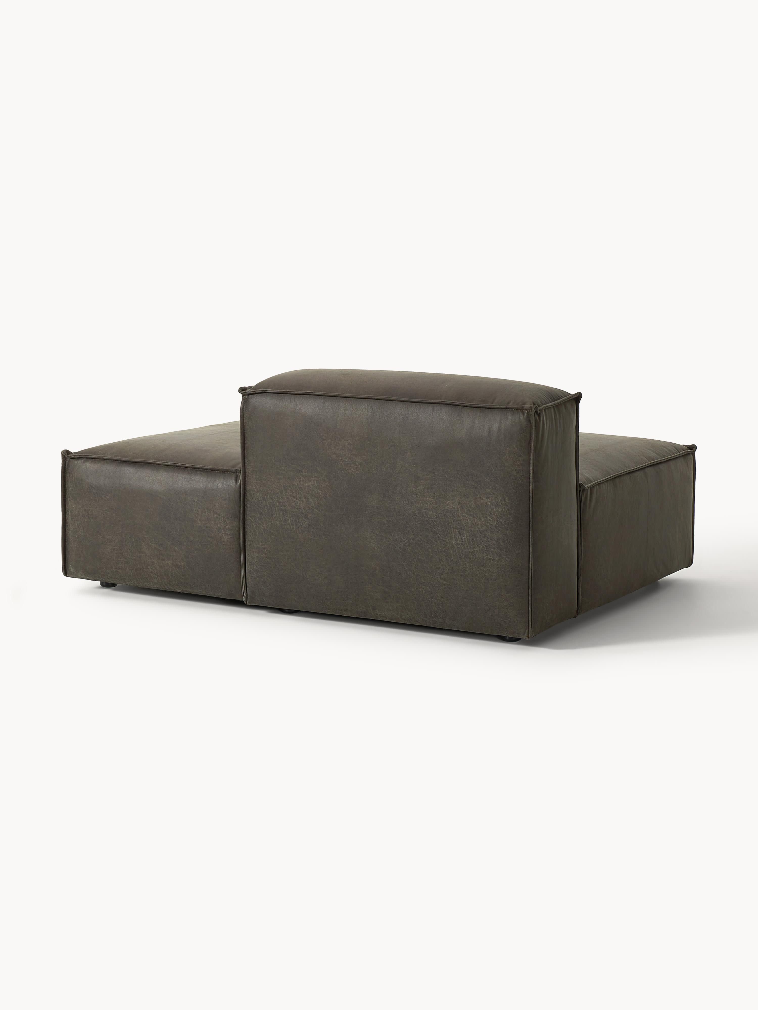 Lennon Leather Chaise Module