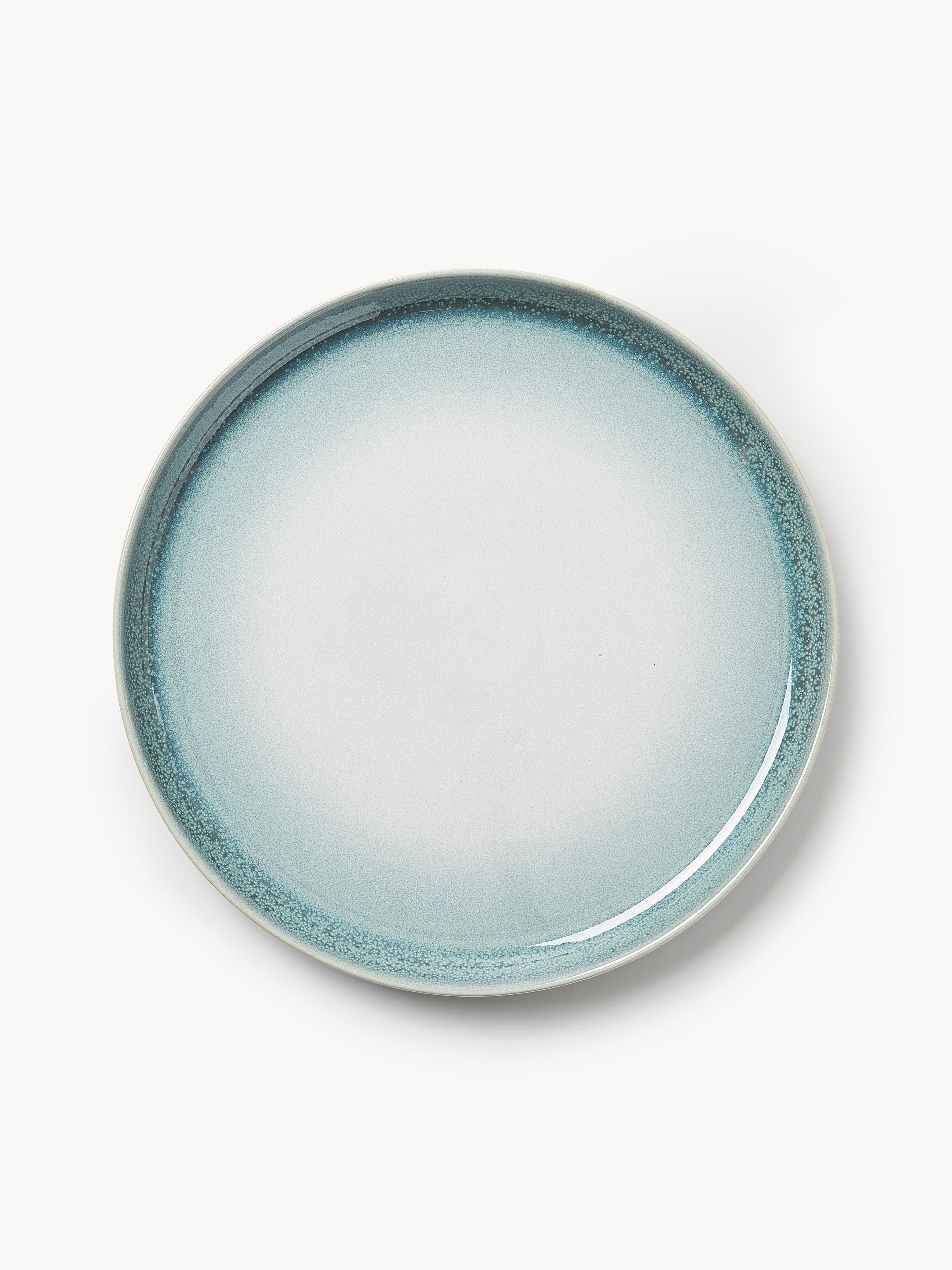 Havana Reactive Glaze Tableware Set, 4 people, Set of 12