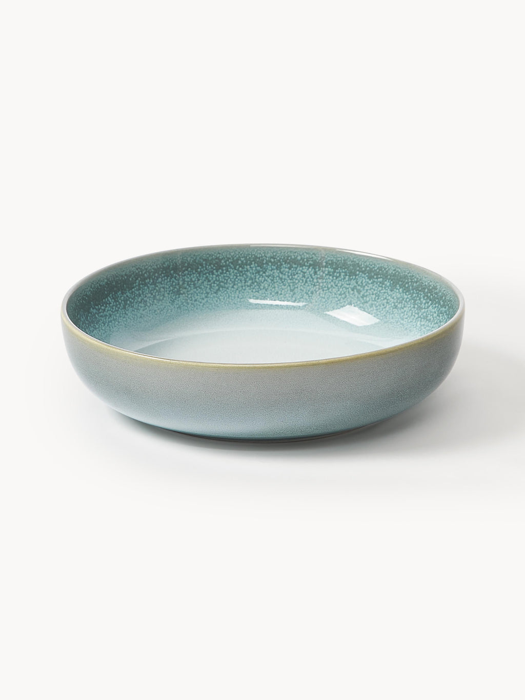 Havana Reactive Glaze Tableware Set, 4 people, Set of 12
