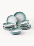 Gallery image 1 - Reactive Glaze Tableware Set Havana