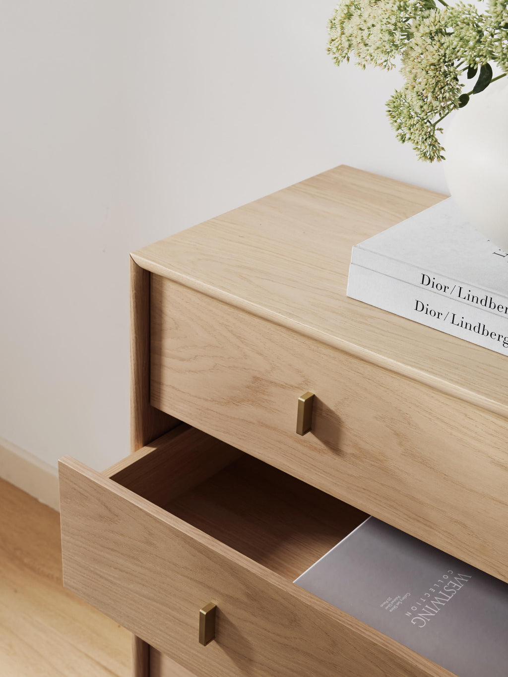 Diana Oak Wood Chest of Drawers
