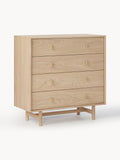 Gallery image 1 - Oak Wood Chest of Drawers Diana