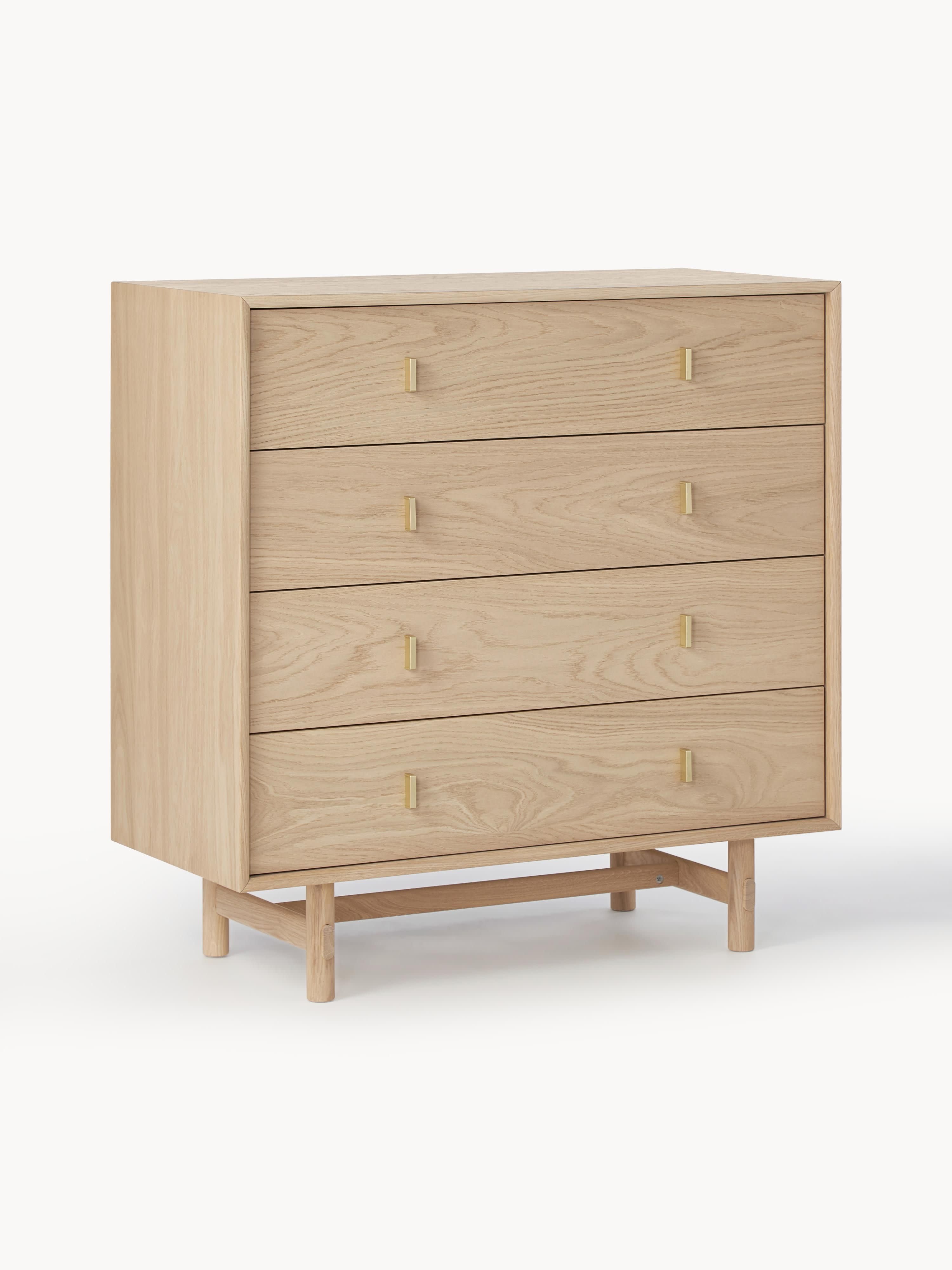 Gallery image 1 - Oak Wood Chest of Drawers Diana