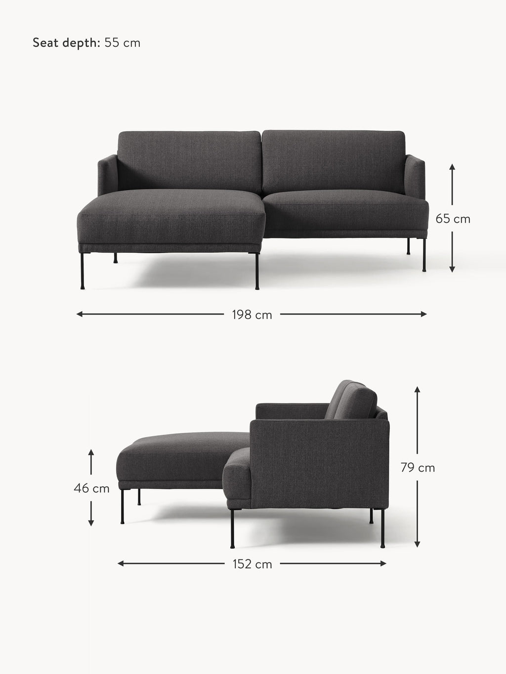 Fluente Small Corner Sofa