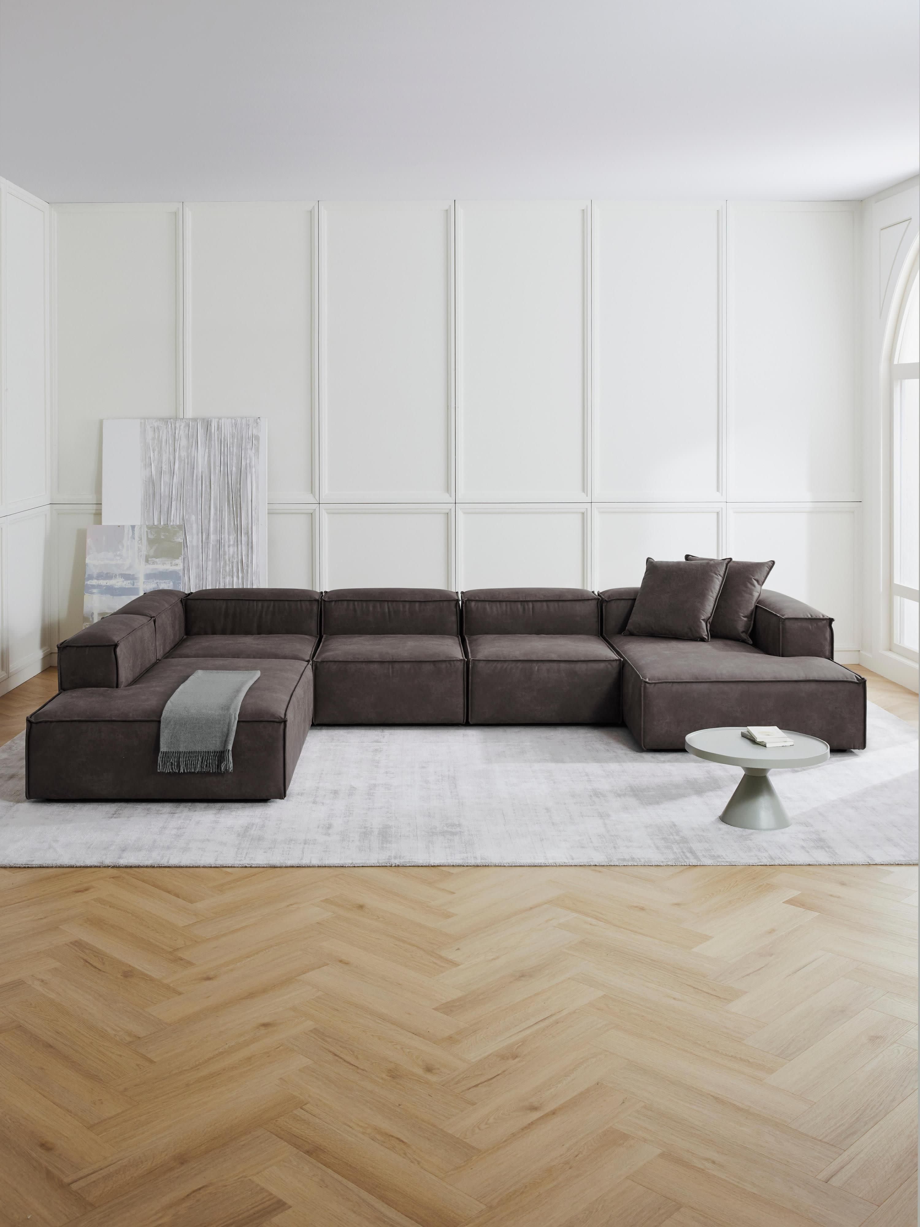 Lennon XL Leather Modular Sofa
