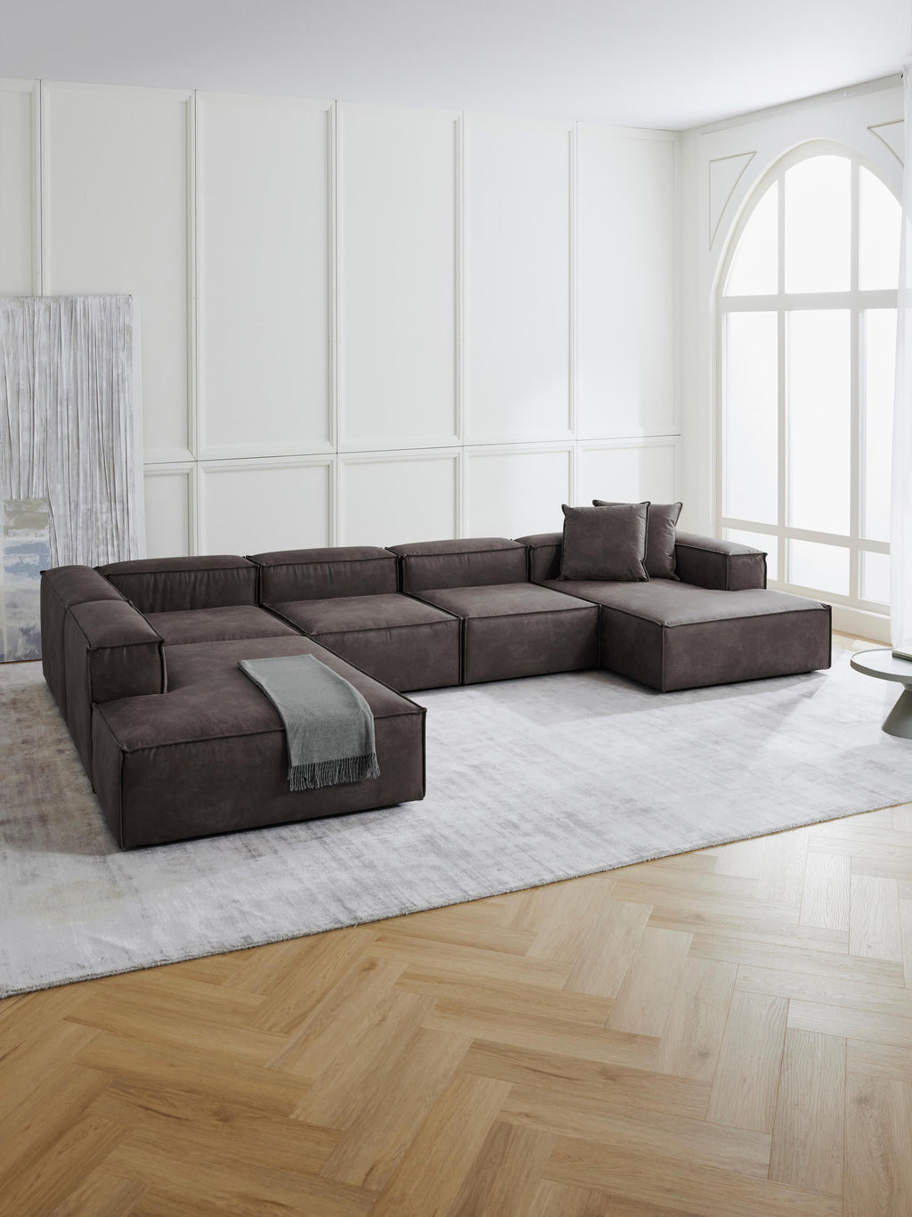 Lennon XL Leather Modular Sofa