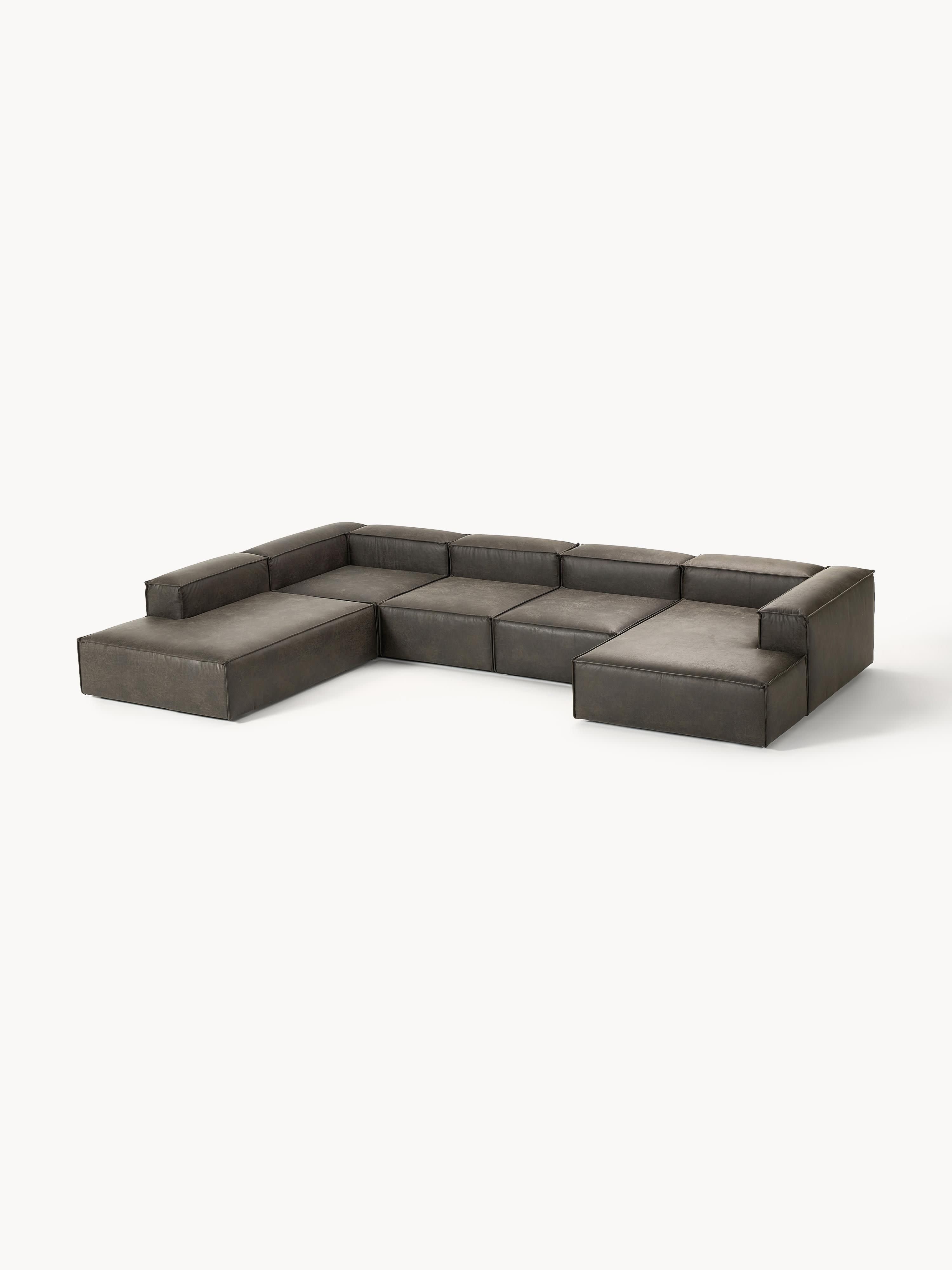 Lennon XL Leather Modular Sofa