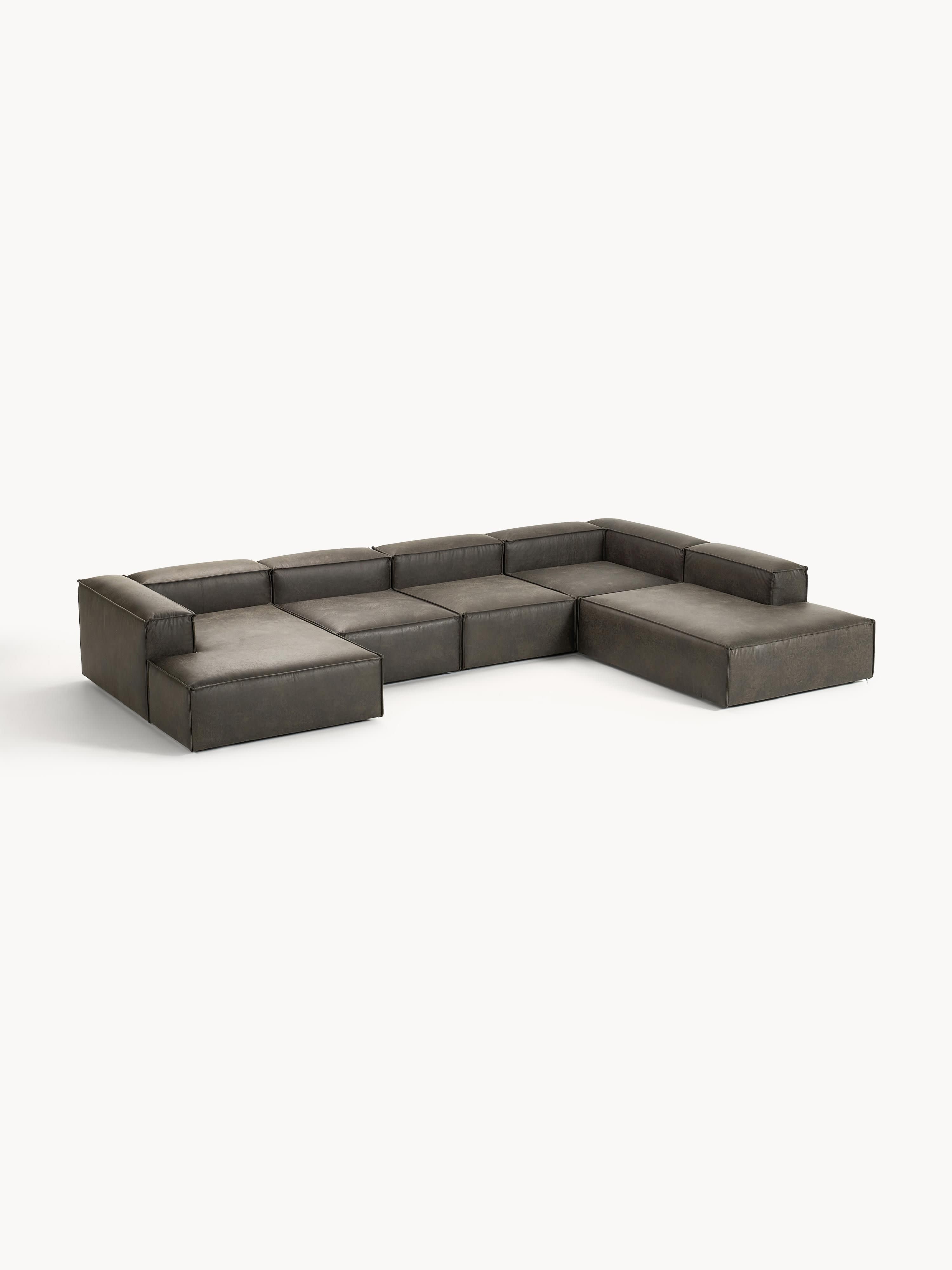 Lennon XL Leather Modular Sofa