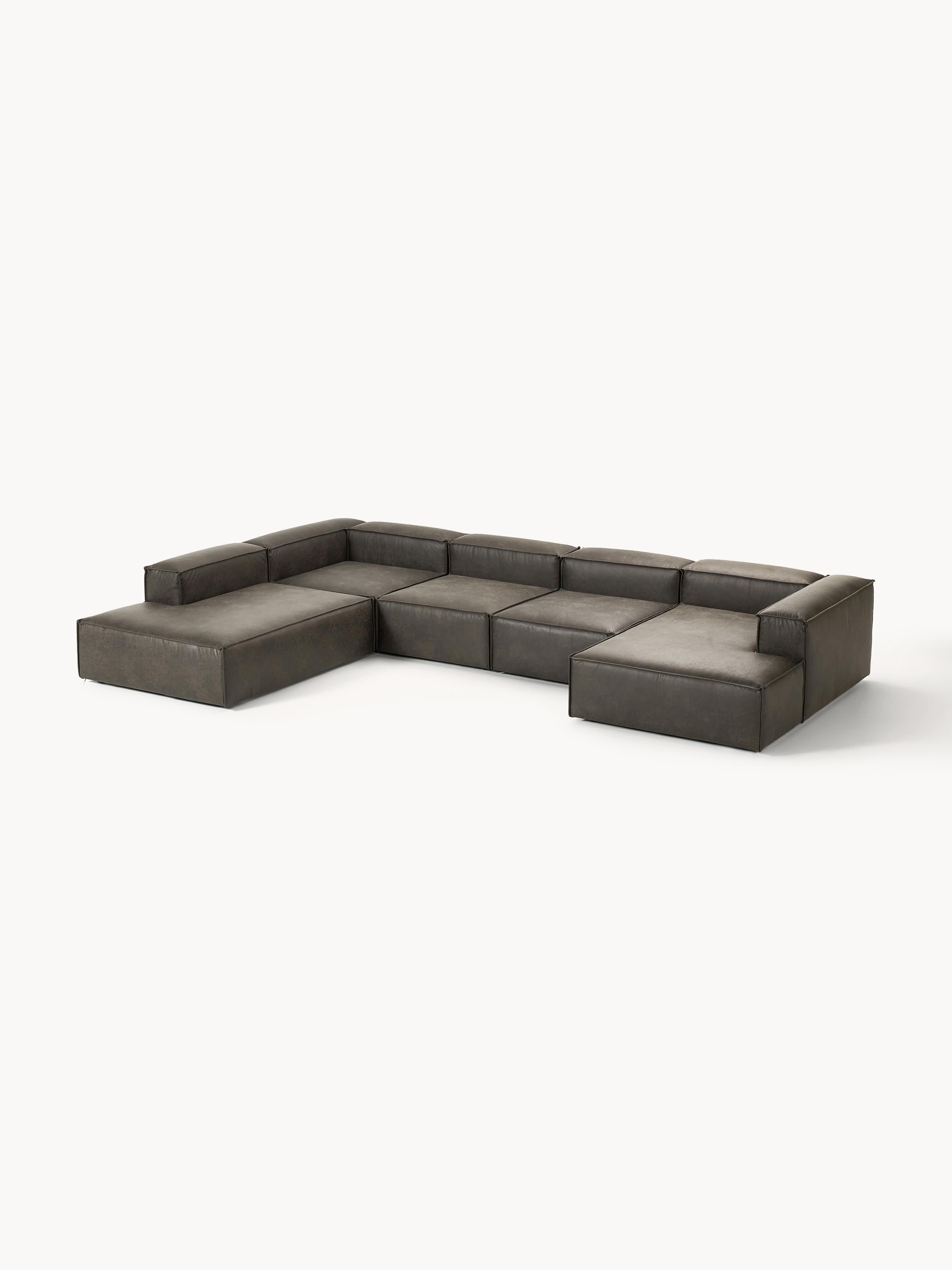 Lennon XL Leather Modular Sofa