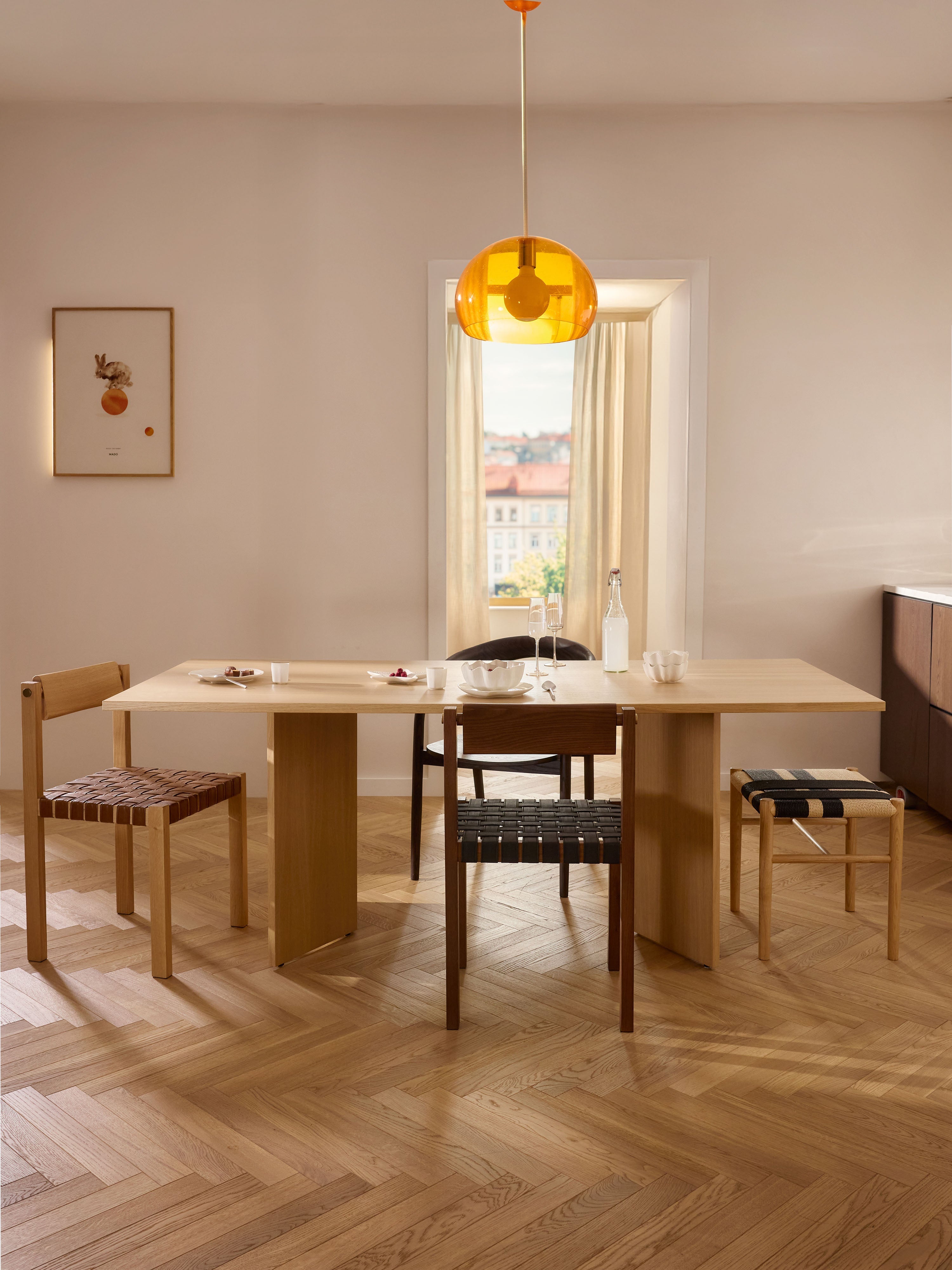Toni Wooden Dining Table, in various sizes