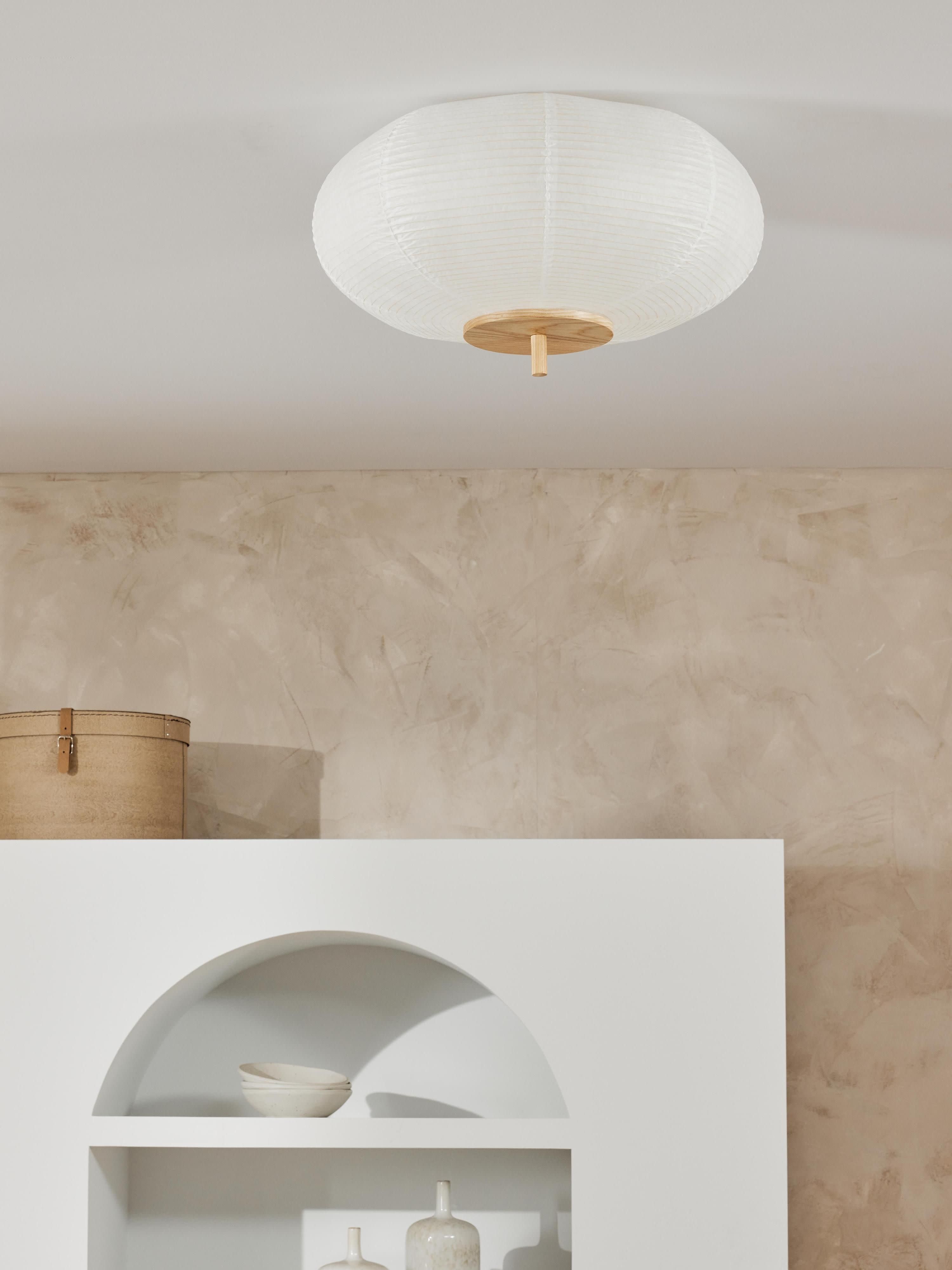 Misaki Rice Paper Design Ceiling Lamp