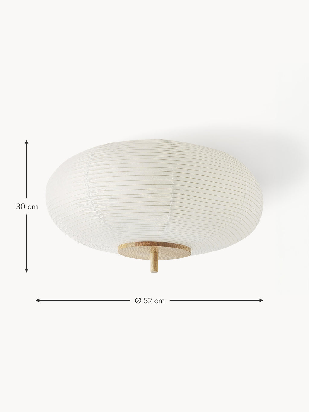 Misaki Rice Paper Design Ceiling Lamp