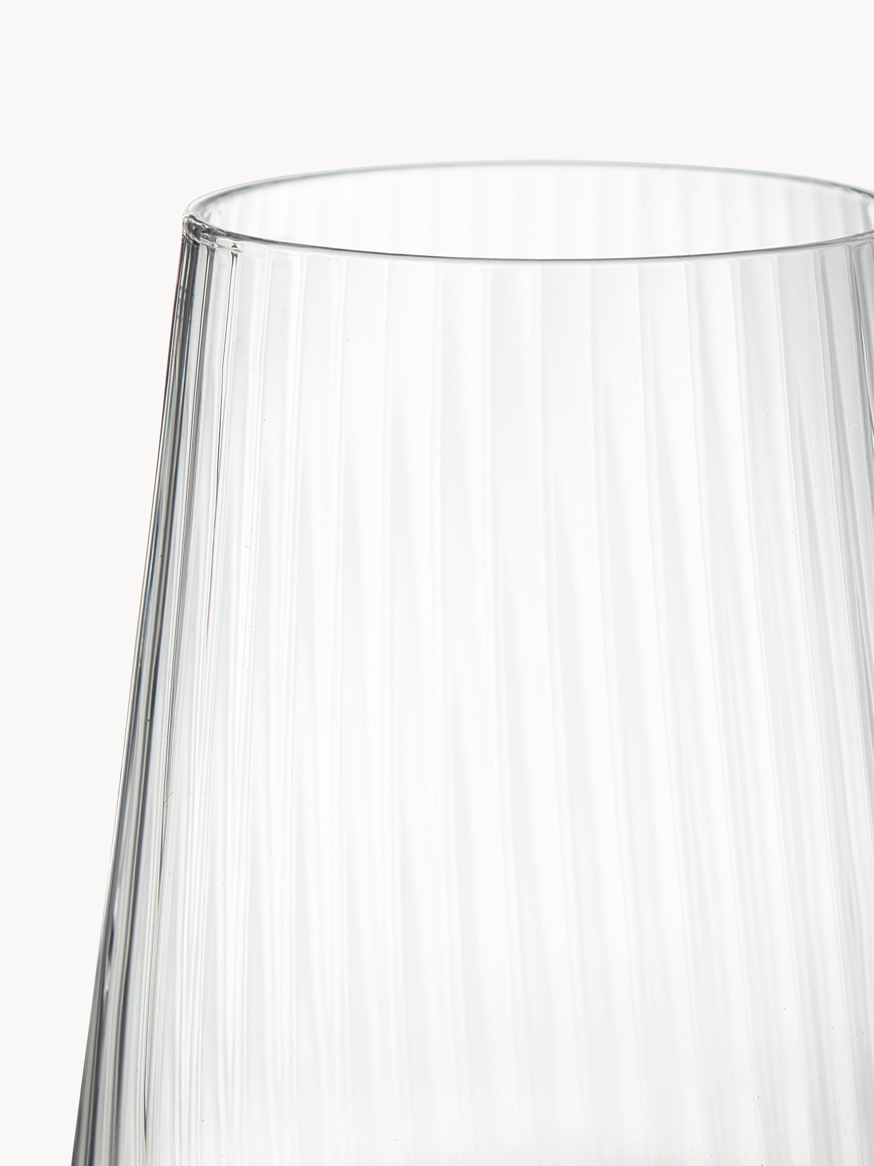 Cami Handmade Tumblers with Groove Structure, Set of 4