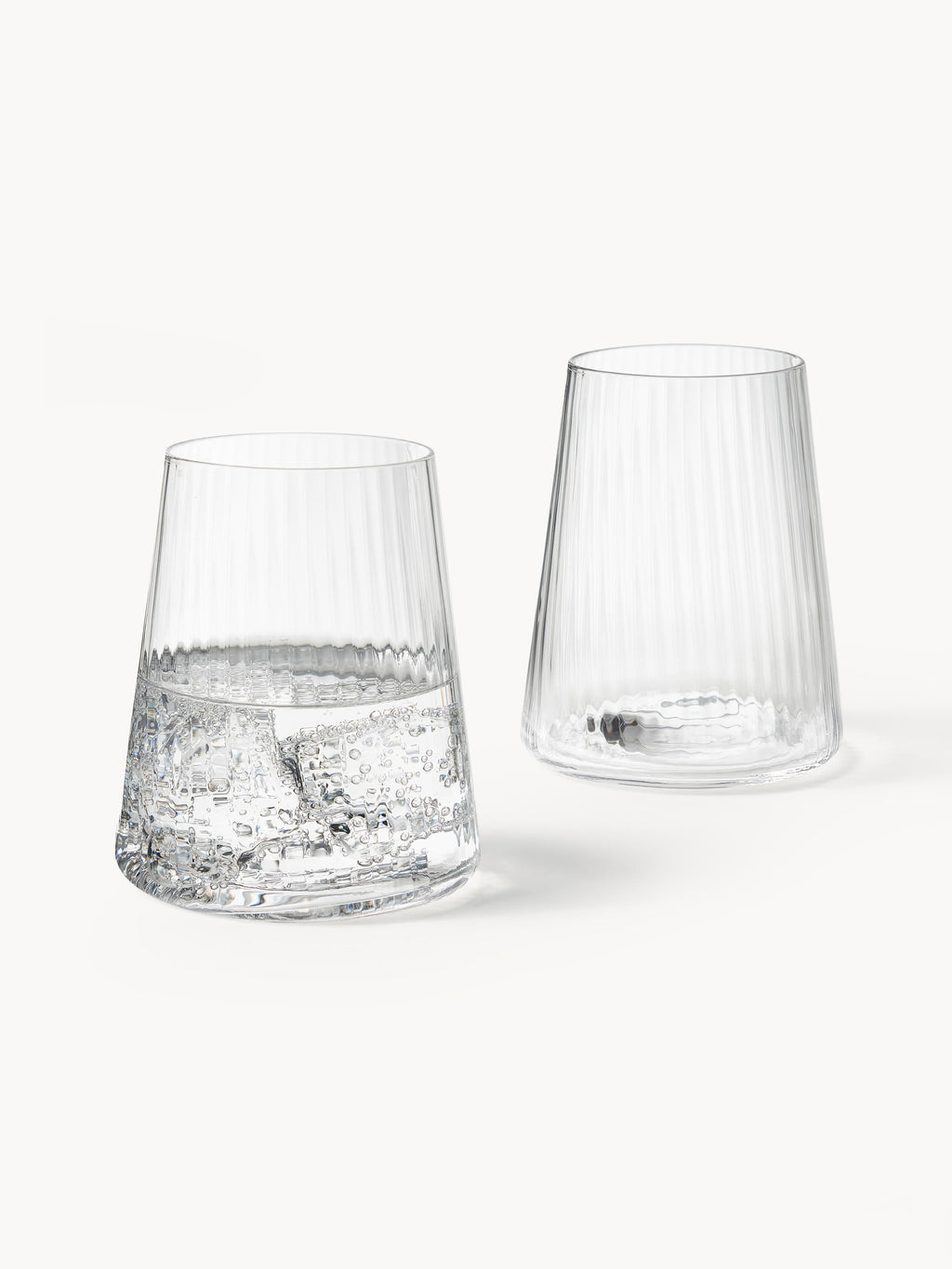 Cami Handmade Tumblers with Groove Structure, Set of 4