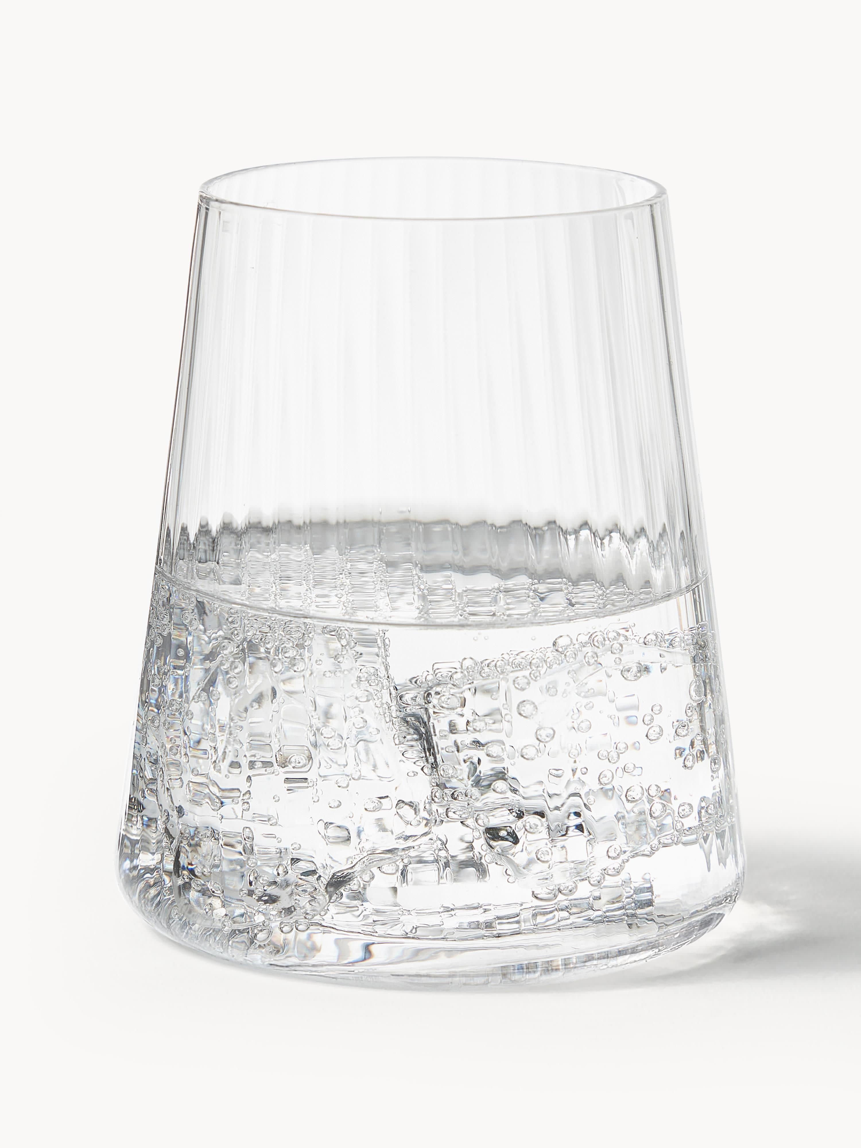 Cami Handmade Tumblers with Groove Structure, Set of 4