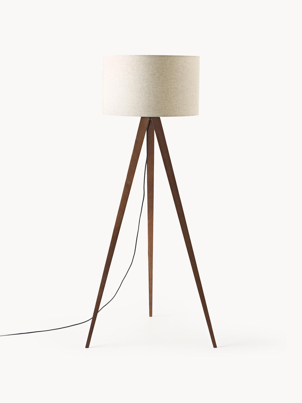 Gallery image 1 - Solid Wood Tripod Floor Lamp Jake