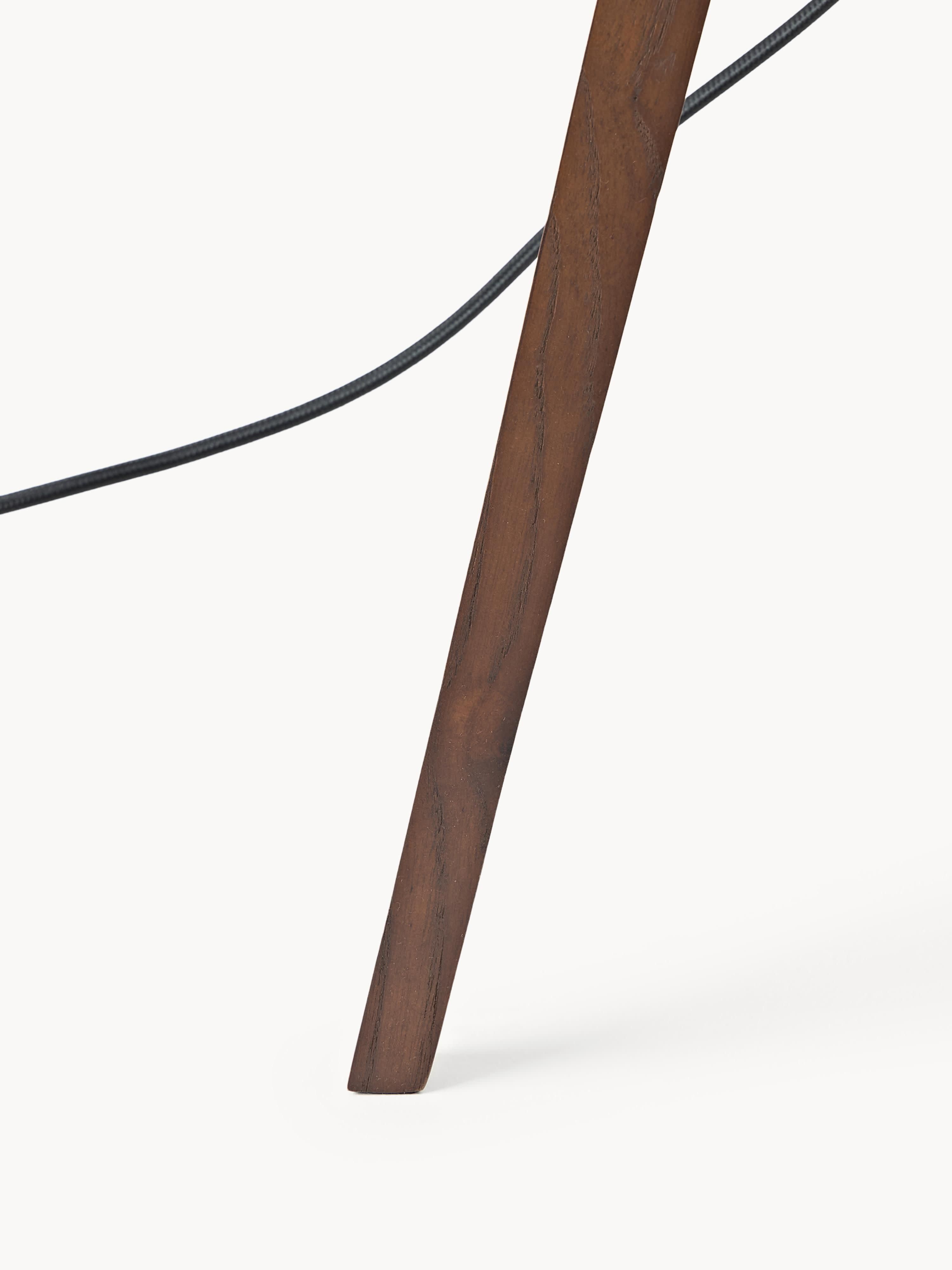 Jake Solid Wood Tripod Floor Lamp