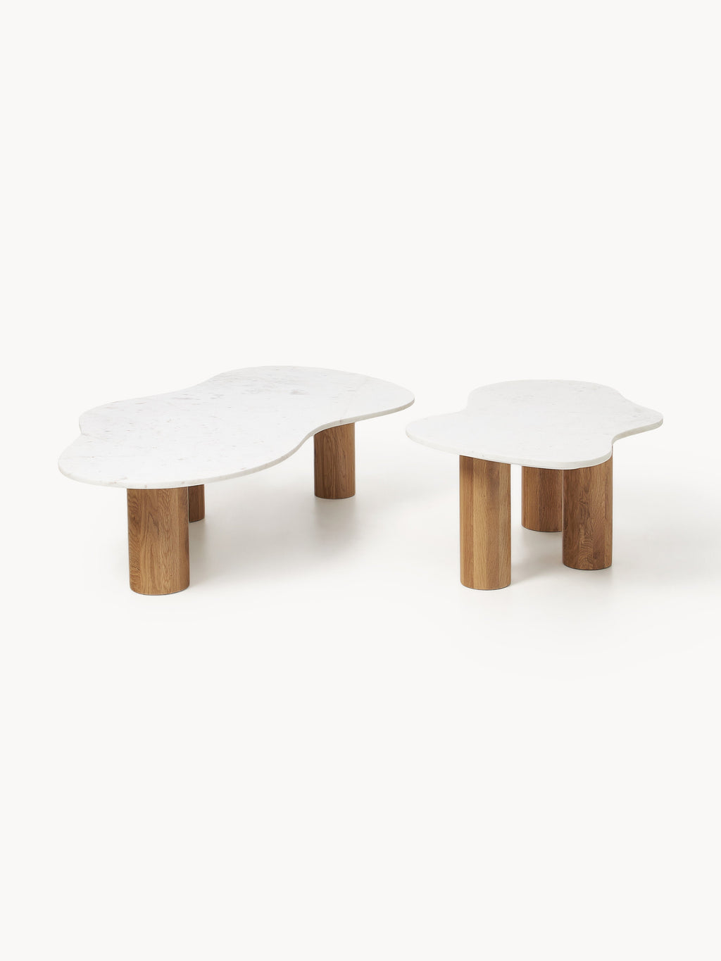 Naruto Organic-Shaped Marble Coffee Table