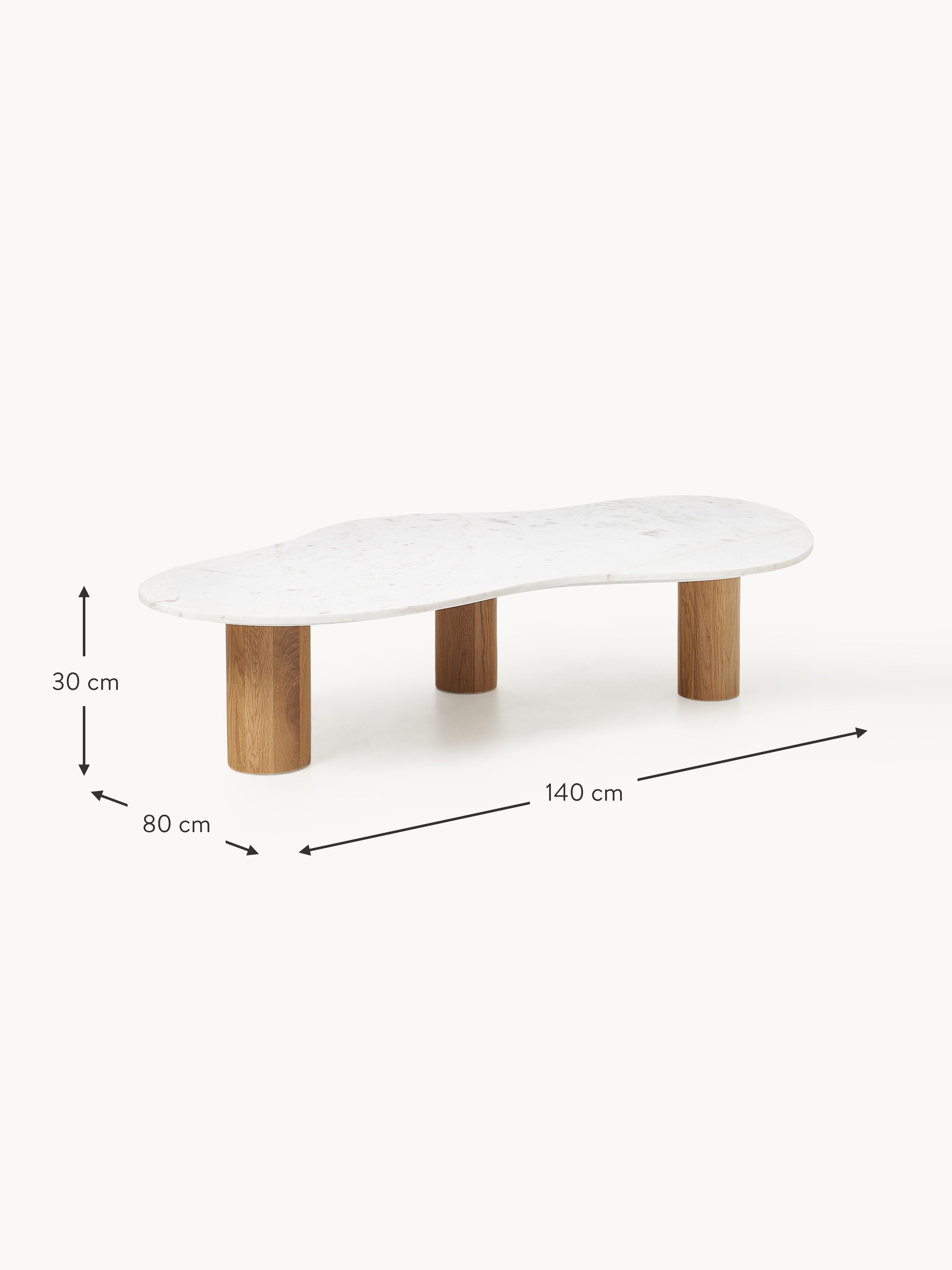 Naruto Organic-Shaped Marble Coffee Table