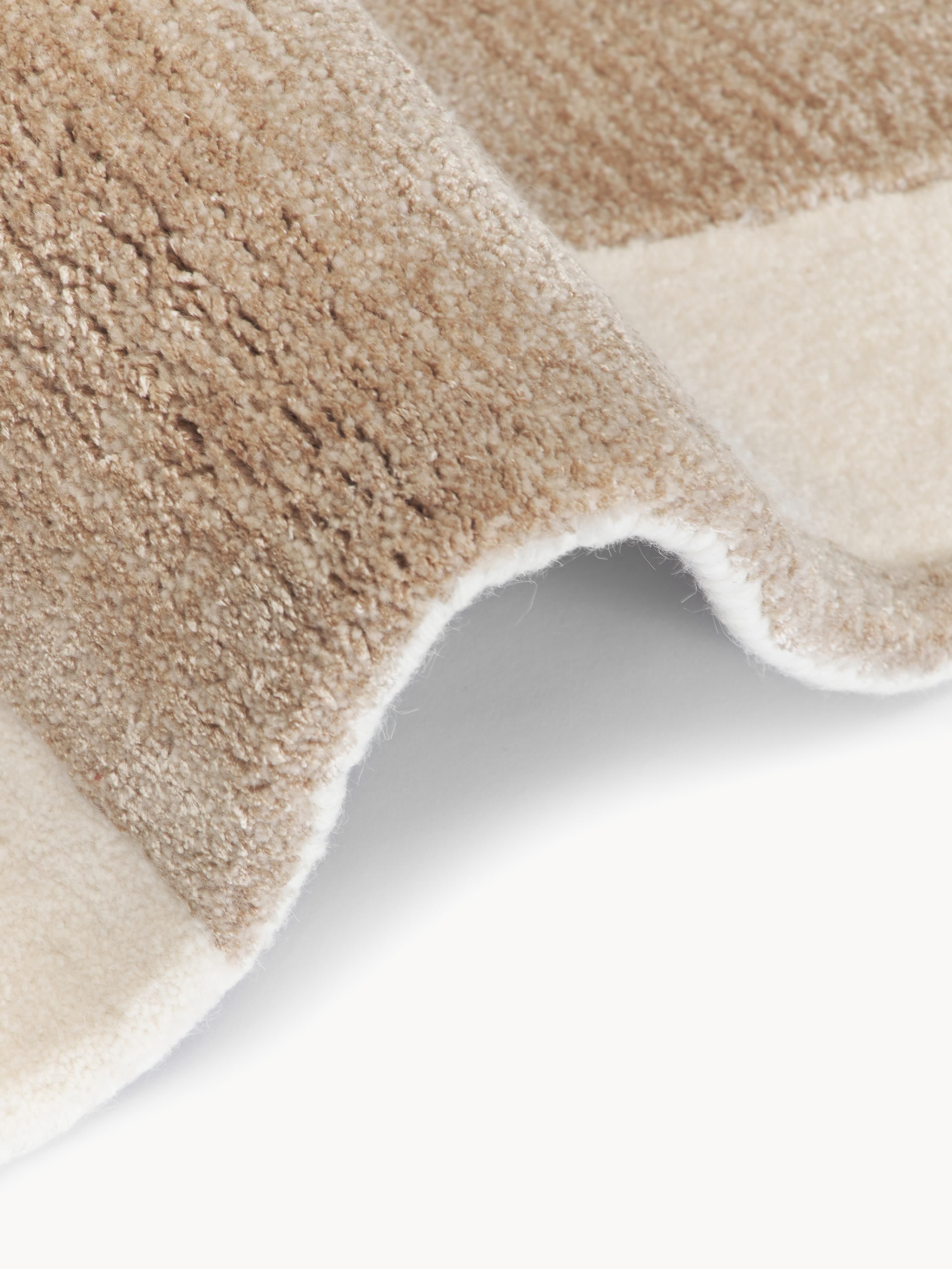 Corin High-Low Wool Rug, Hand-Tufted
