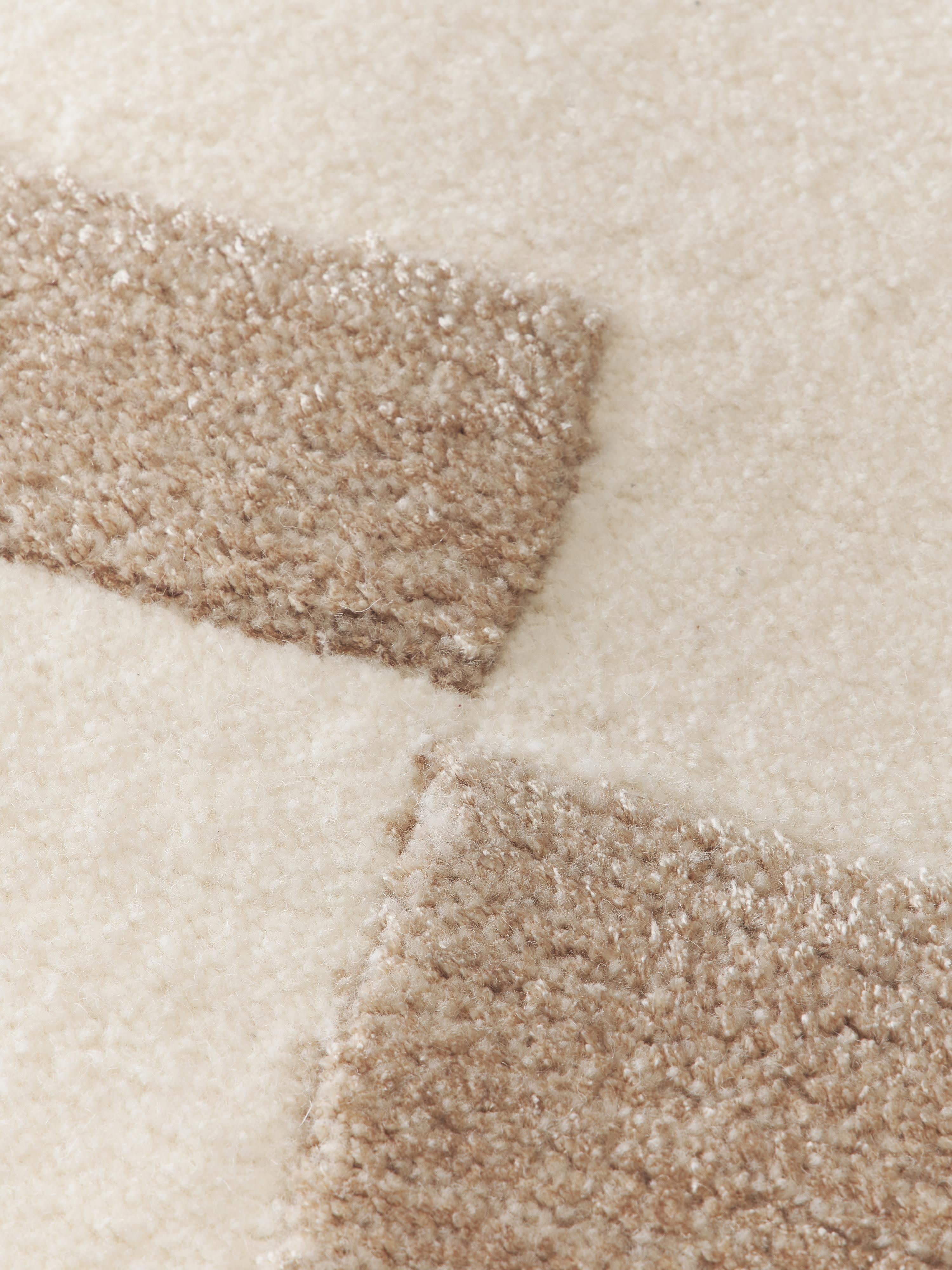 Corin High-Low Wool Rug, Hand-Tufted