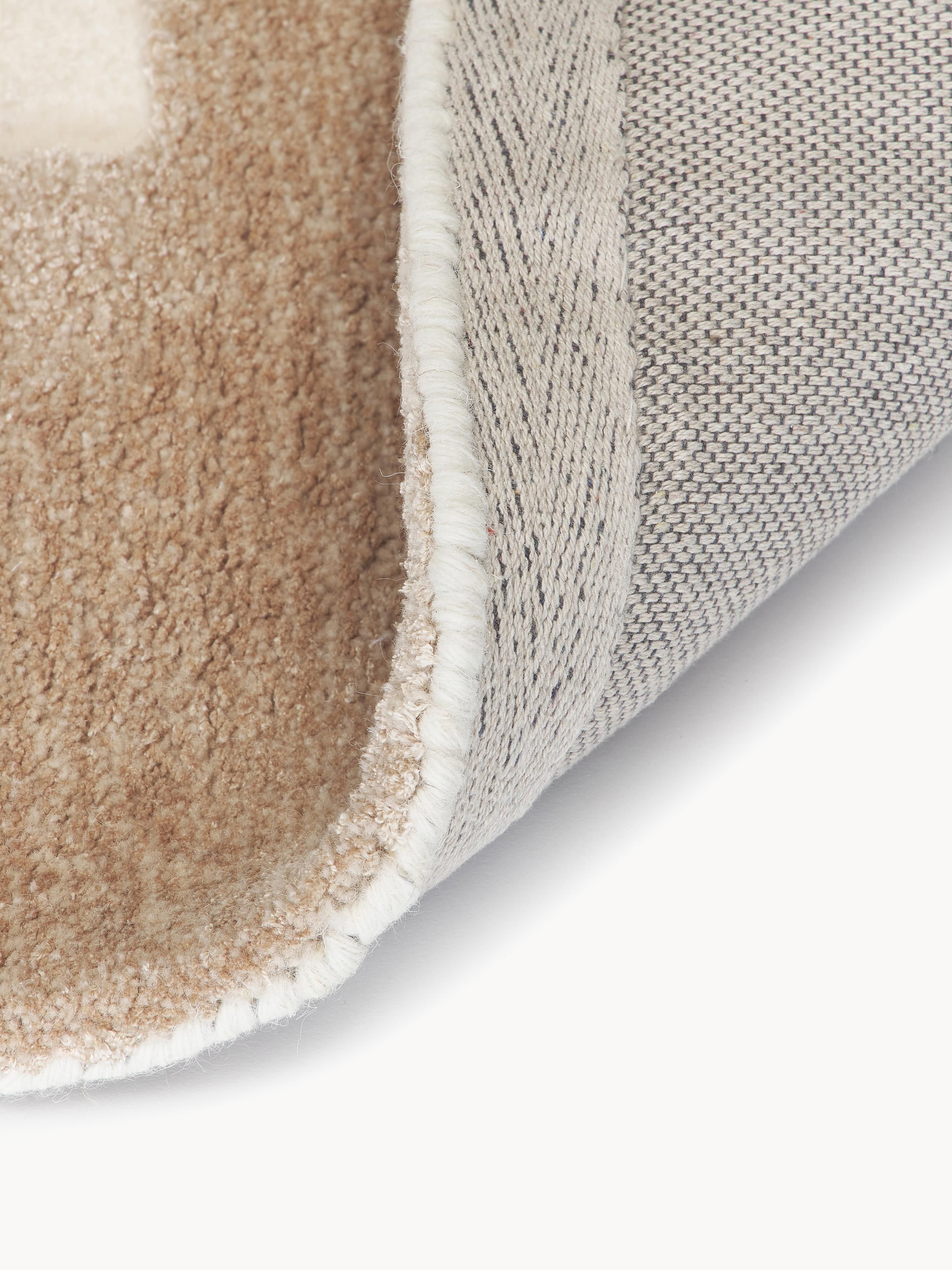 Corin High-Low Wool Rug, Hand-Tufted