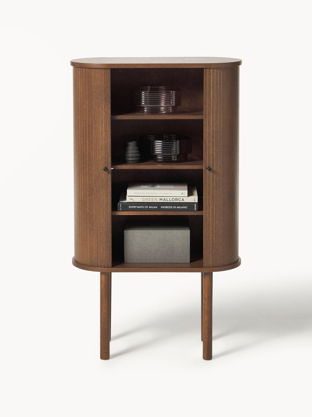 Calary Highboard with Fluted Front