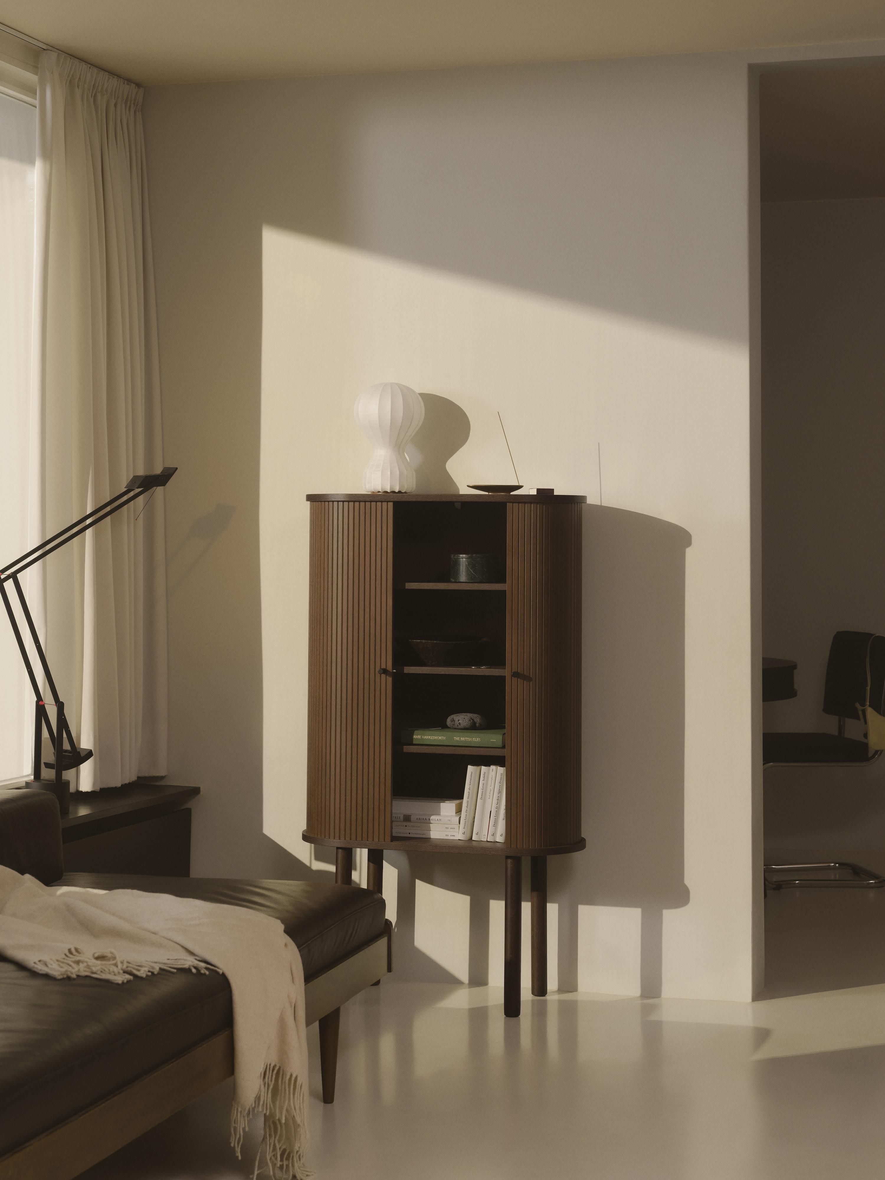 Calary Highboard with Fluted Front